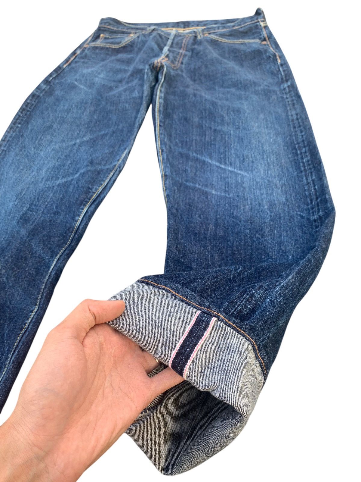 Kapital RARE VINTAGE SUGAR CANE STAR SELVEDGE JAPANESE DENIM Size US 32 / EU 48 - 6 Thumbnail
