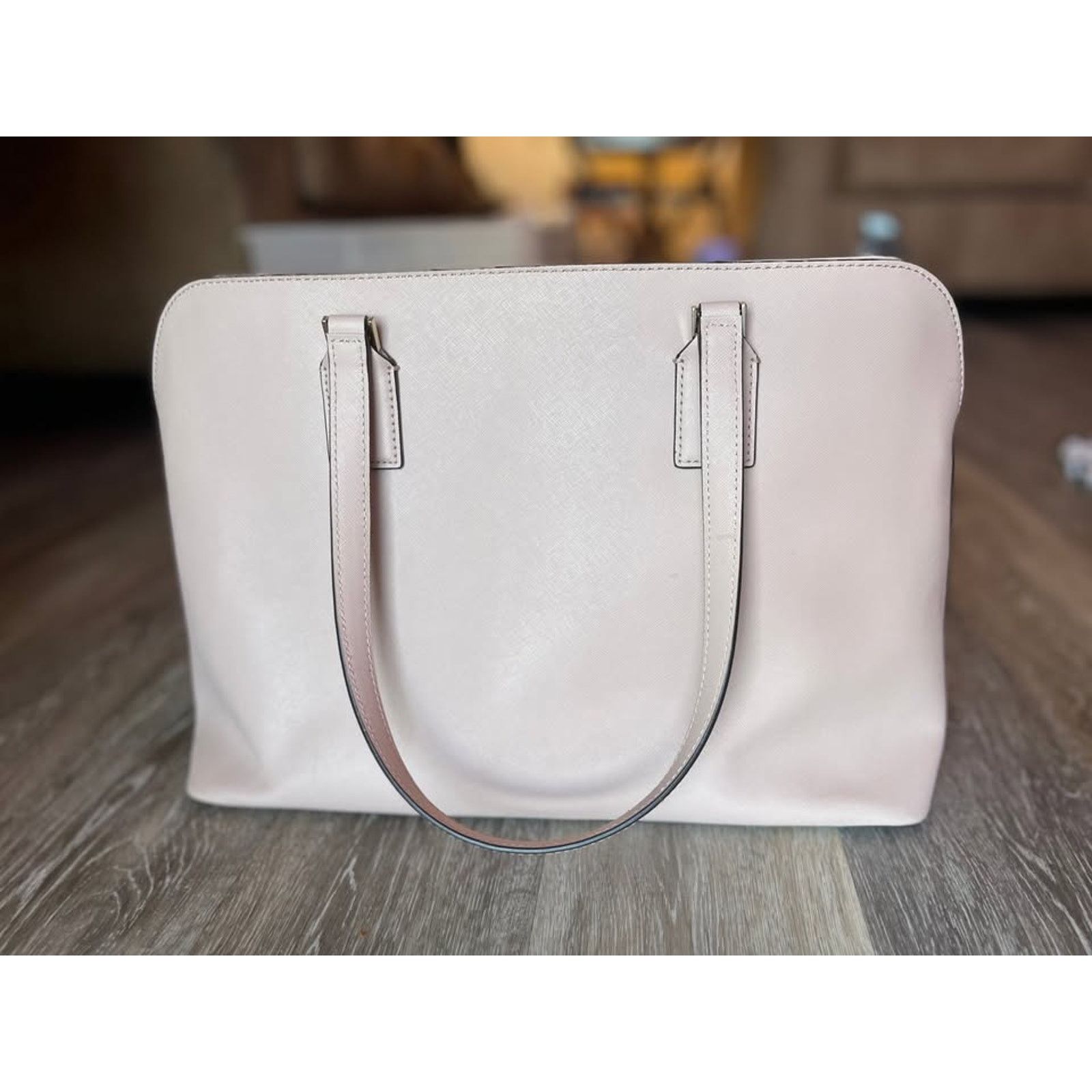 Kate Spade Kate Spade Large Serena Satchel Pink Saffiano Leather XL Bag Size ONE SIZE - 3 Thumbnail