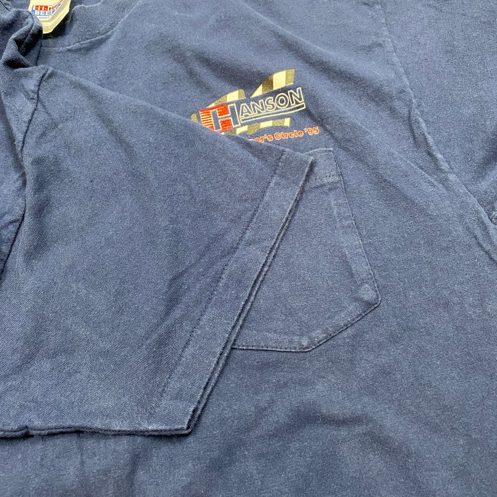 Hanes × NASCAR × Vintage Vintage 90s Hanson Winner's Circle Racing NASCAR T Shirt XL Size US XL / EU 56 / 4 - 9 Thumbnail