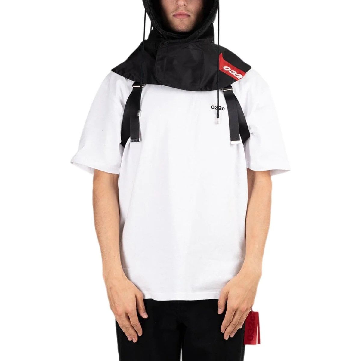 032c !DS! FW22 032c Big Logo Guilty Slicker Black Hood Size ONE SIZE - 5 Thumbnail