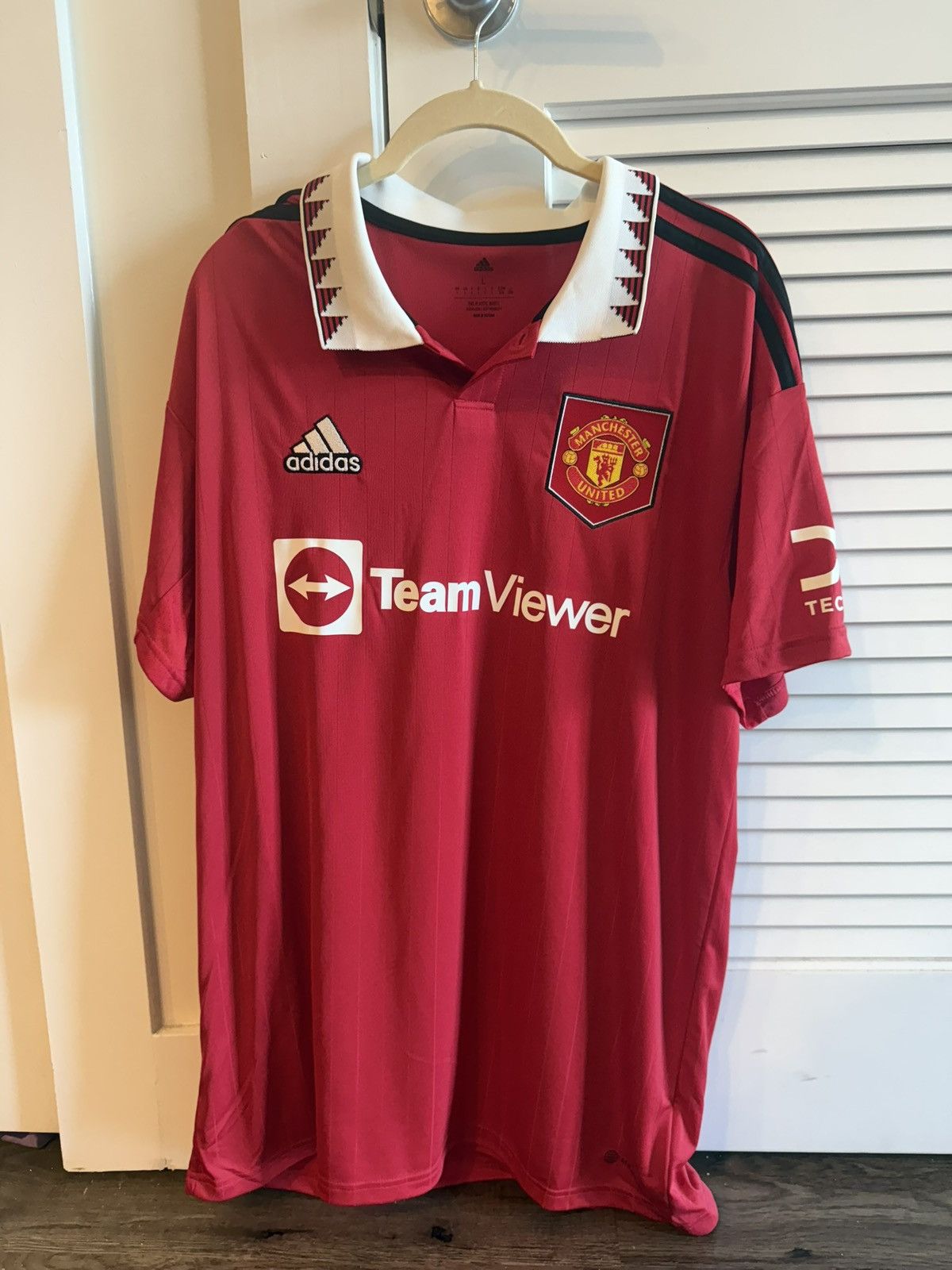 Adidas Signed Manchester United #49 Alejandro Garnacho Jersey Size US L / EU 52-54 / 3 - 4 Thumbnail