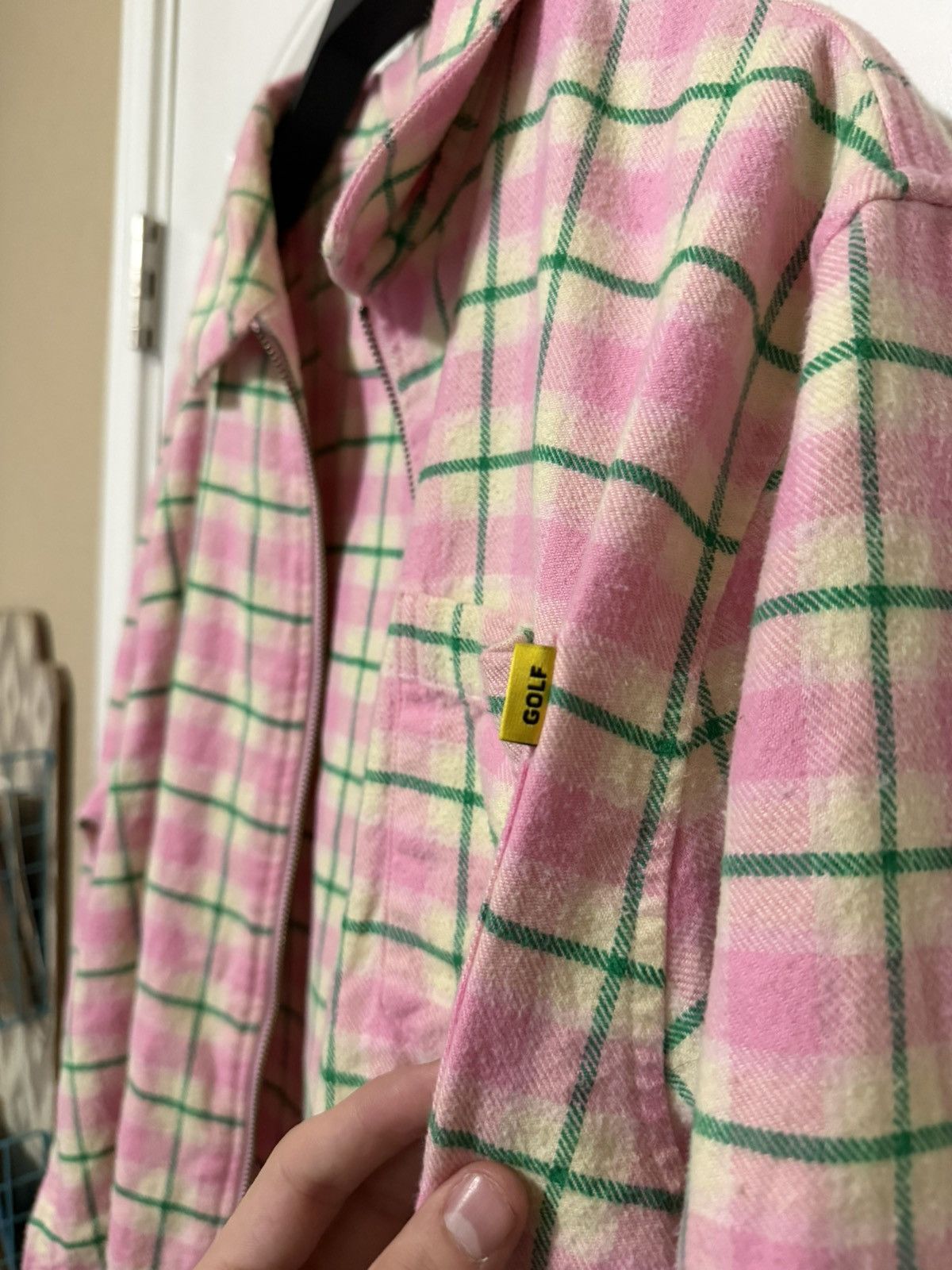 Golf Wang Golf Wang mens pink & white jacket Size US L / EU 52-54 / 3 - 6 Thumbnail