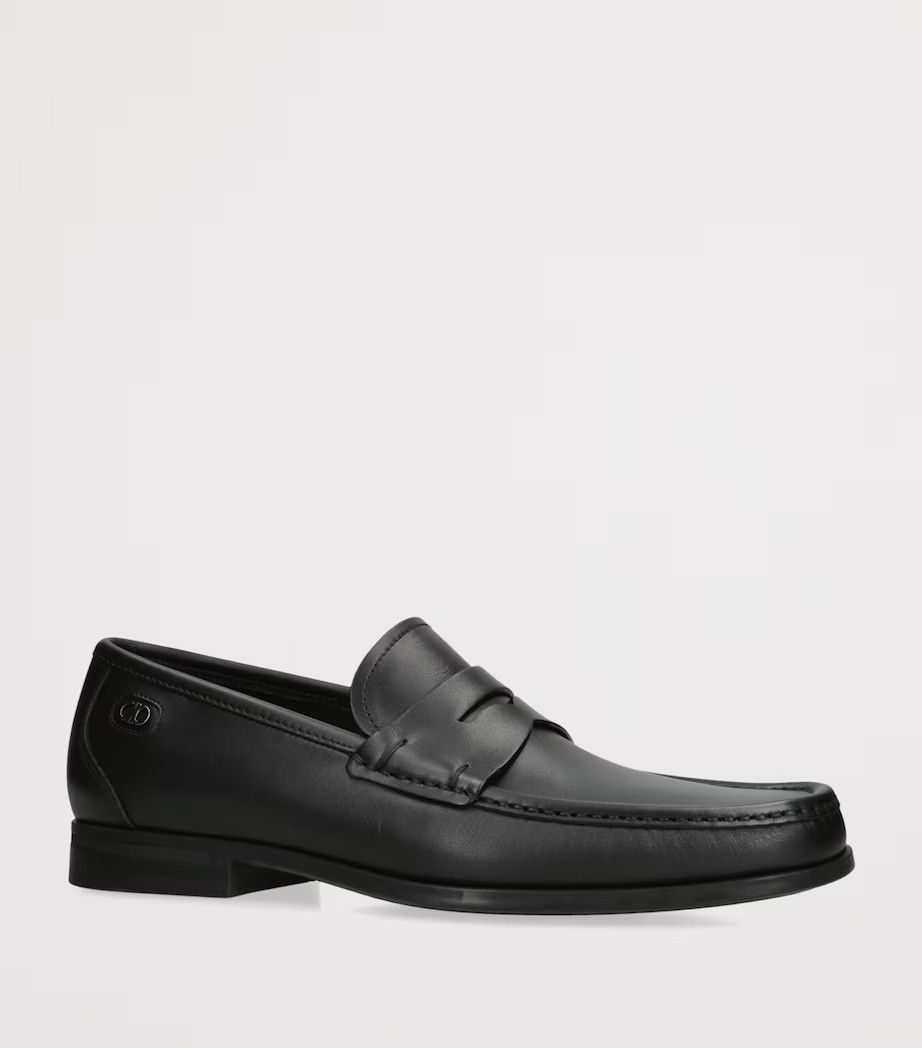 Salvatore Ferragamo os11x0126 Penny Loafers in Black Size US 13 / EU 46 - 3 Thumbnail