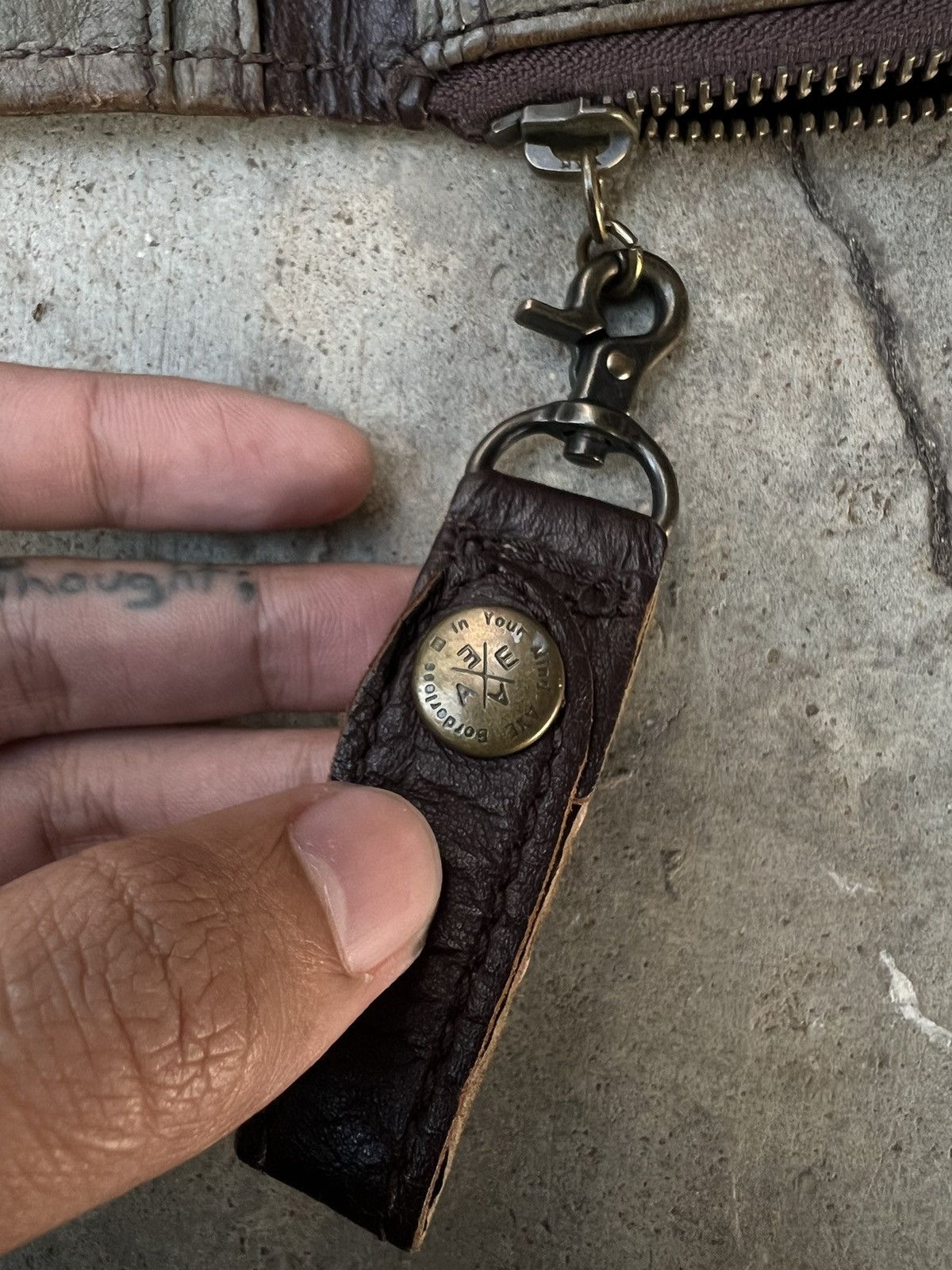 Genuine Leather Vintage Leather Wallet Multi Pocket Feel like Ifsixwasnine Size ONE SIZE - 9 Thumbnail