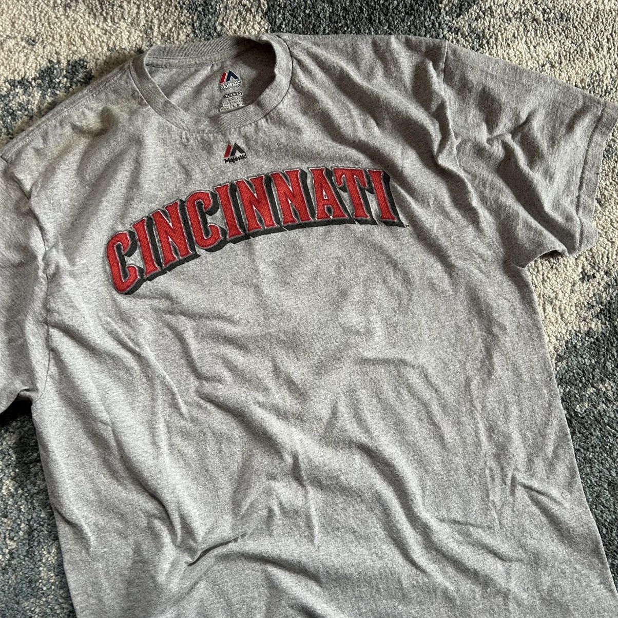 Majestic 2014 JOEY VOTTO CiNCiNNATi REDS JERSEY SHiRT HEATHER GREY Size US XL / EU 56 / 4 - 7 Thumbnail