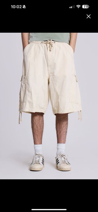 Jaded London OVERSIZED PARACHUTE CARGO SHORTS - Shorts - brown 