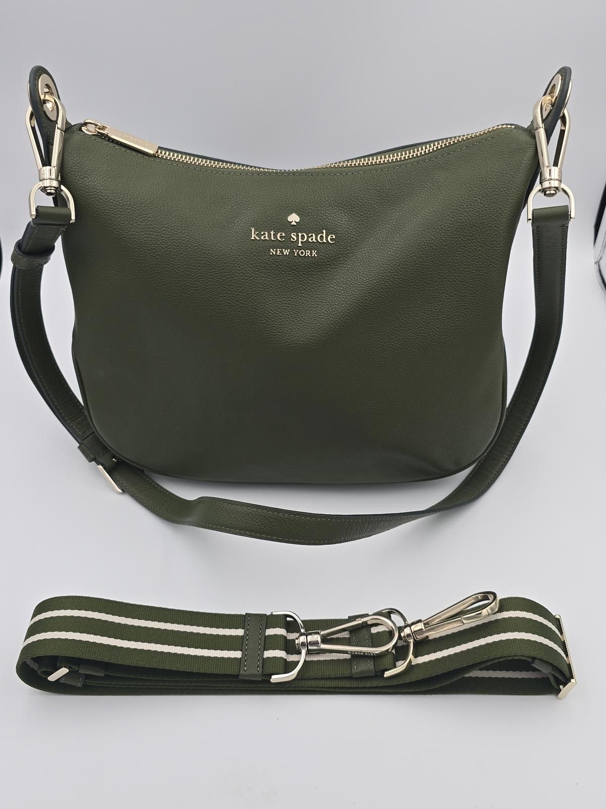 Designer Kate Spade Rosie Crossbody Bag W/ 2 Straps in Green, Women's
