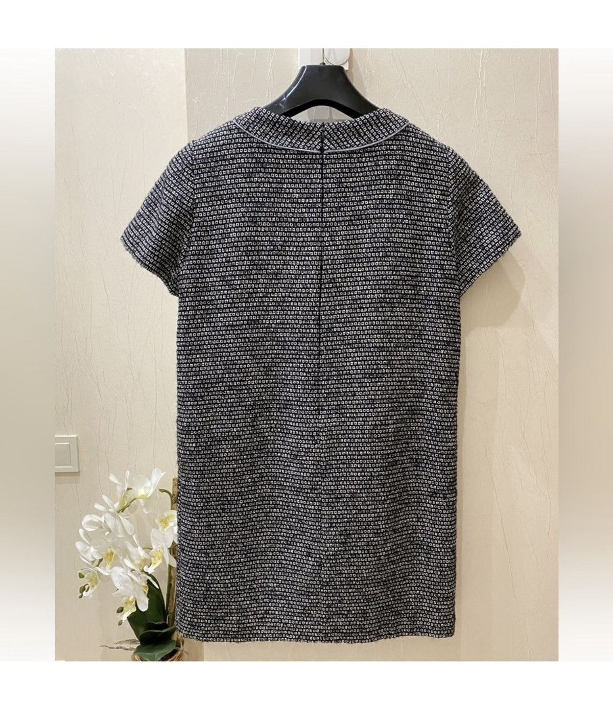 Other Chic Black and White Textured Dress Size S / US 4 / IT 40 - 2 Thumbnail