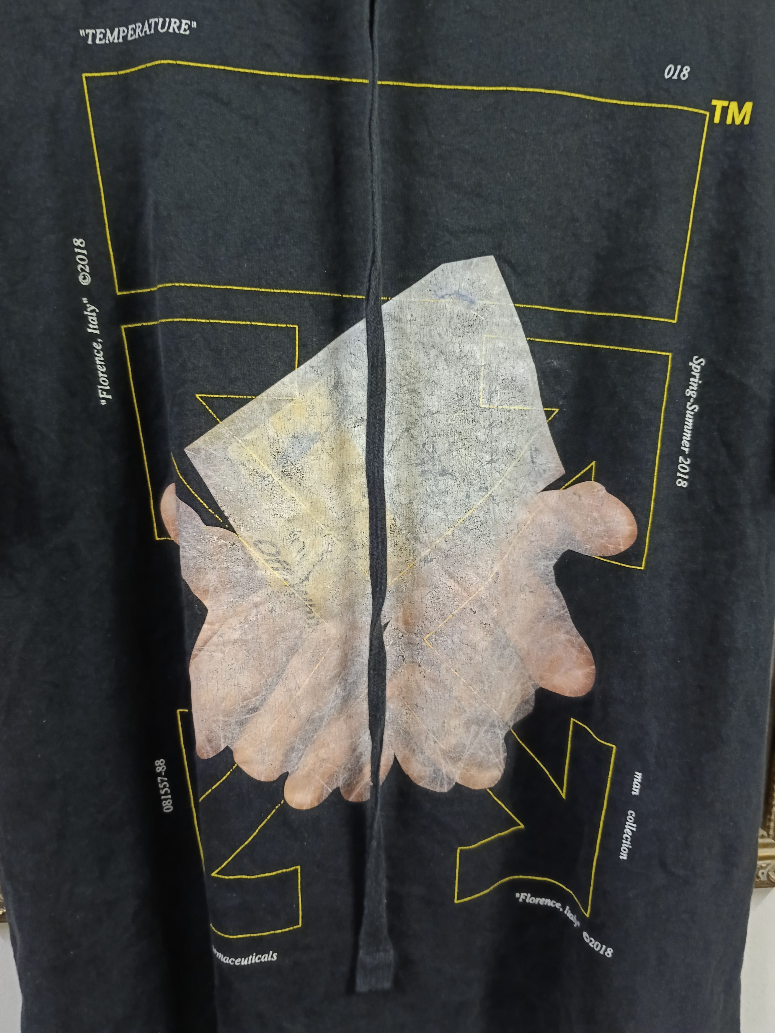 Off-White DISTRESSED OFF WHITE ARROW HAND T SHIRT Size US S / EU 44-46 / 1 - 4 Thumbnail