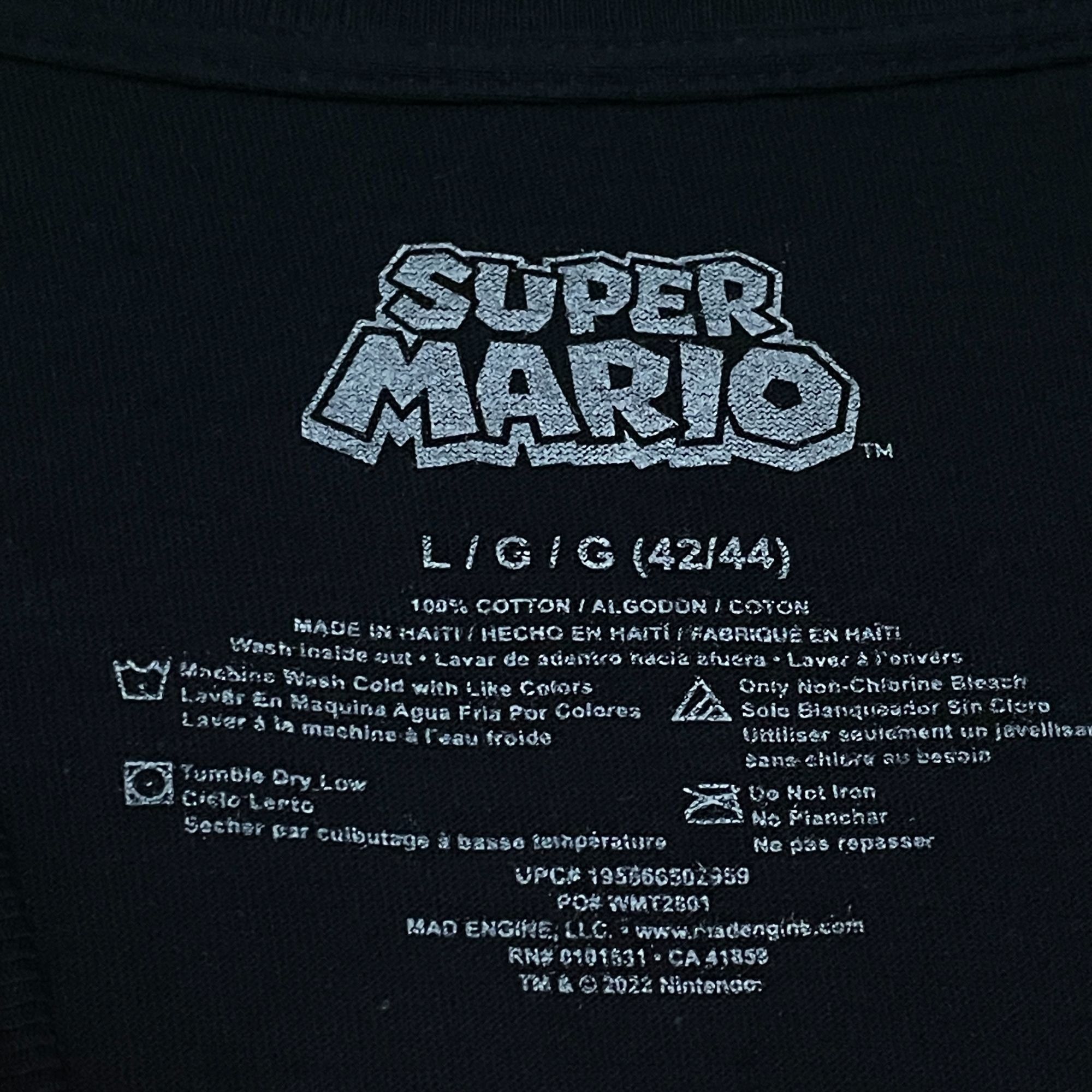 Urban Outfitters Super Mario Graphic T-shirt size Large Size US L / EU 52-54 / 3 - 3 Thumbnail