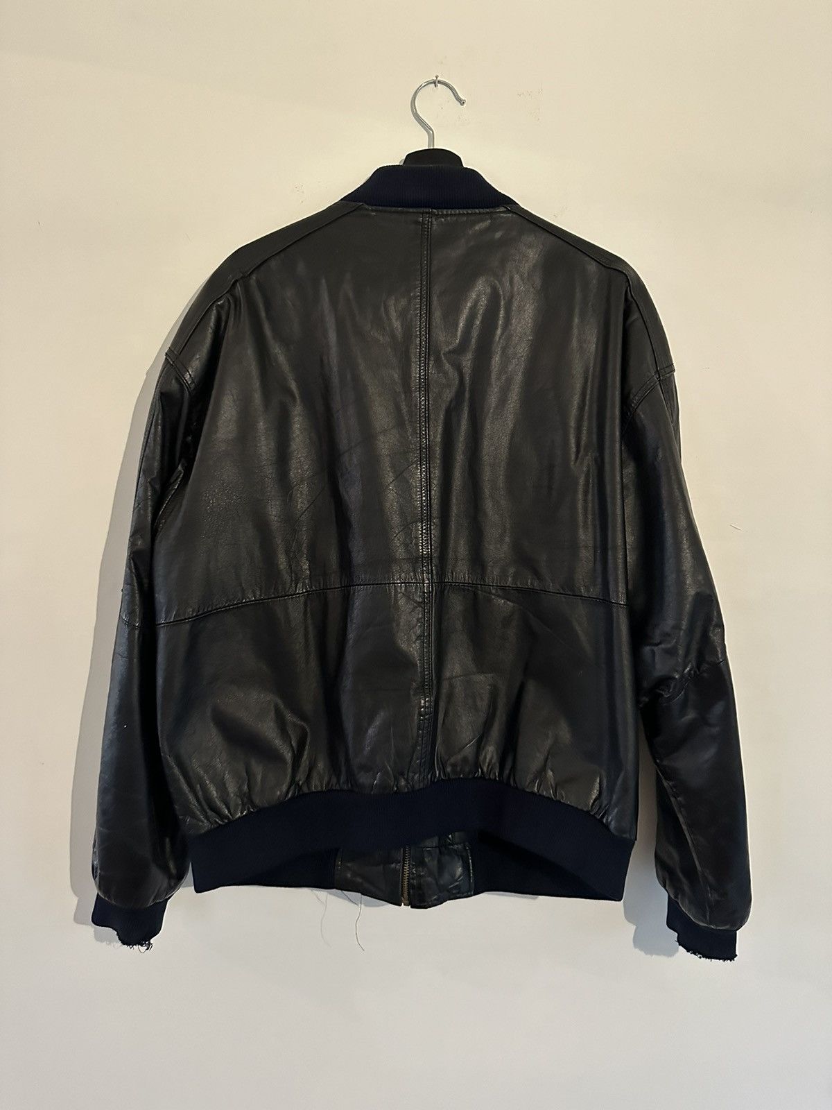 Vintage Leather Bomber Size US XL / EU 56 / 4 - 4 Thumbnail