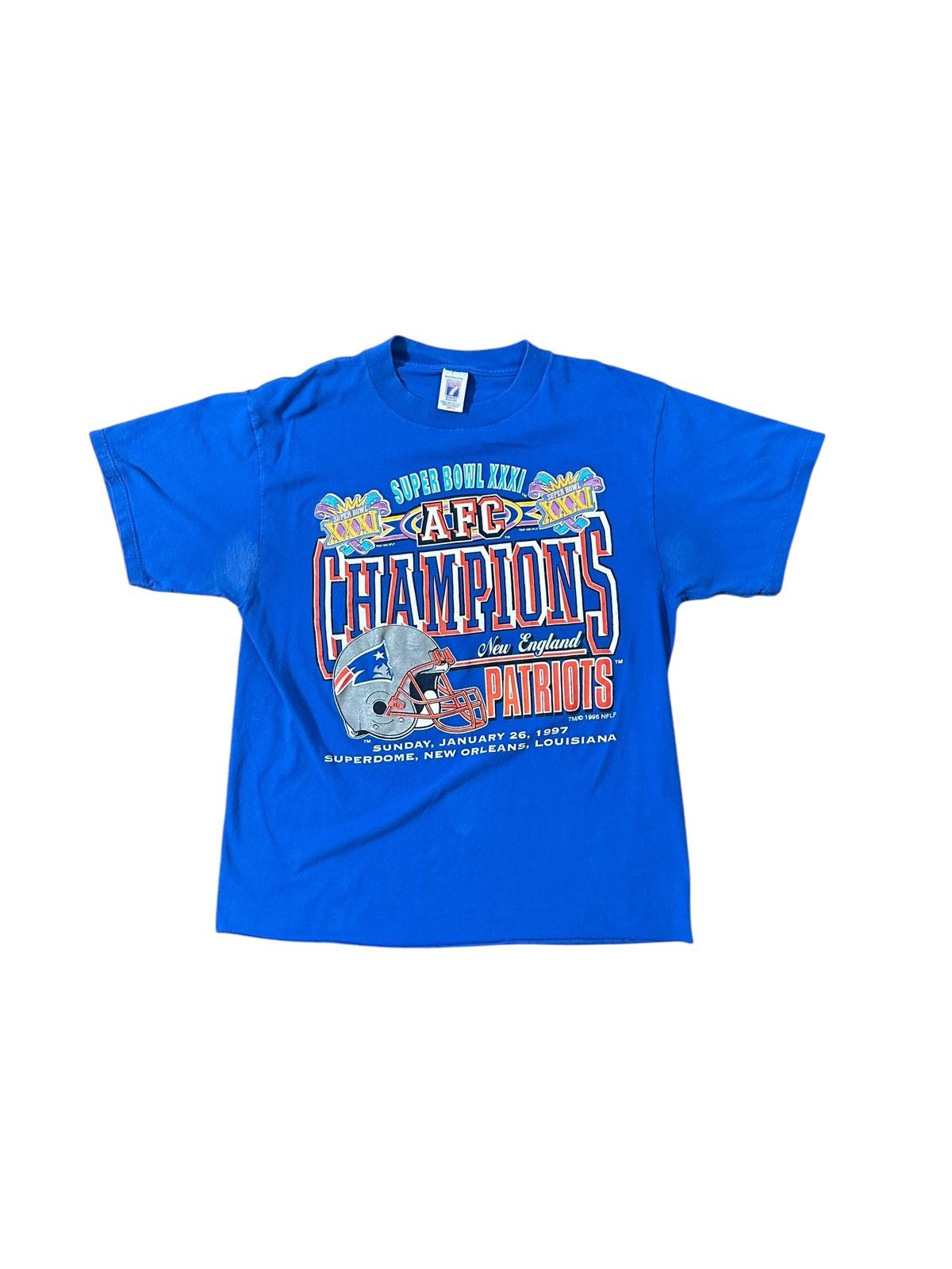 Vintage 1990s New England Patriots Tee Size US L / EU 52-54 / 3 - 1 Thumbnail