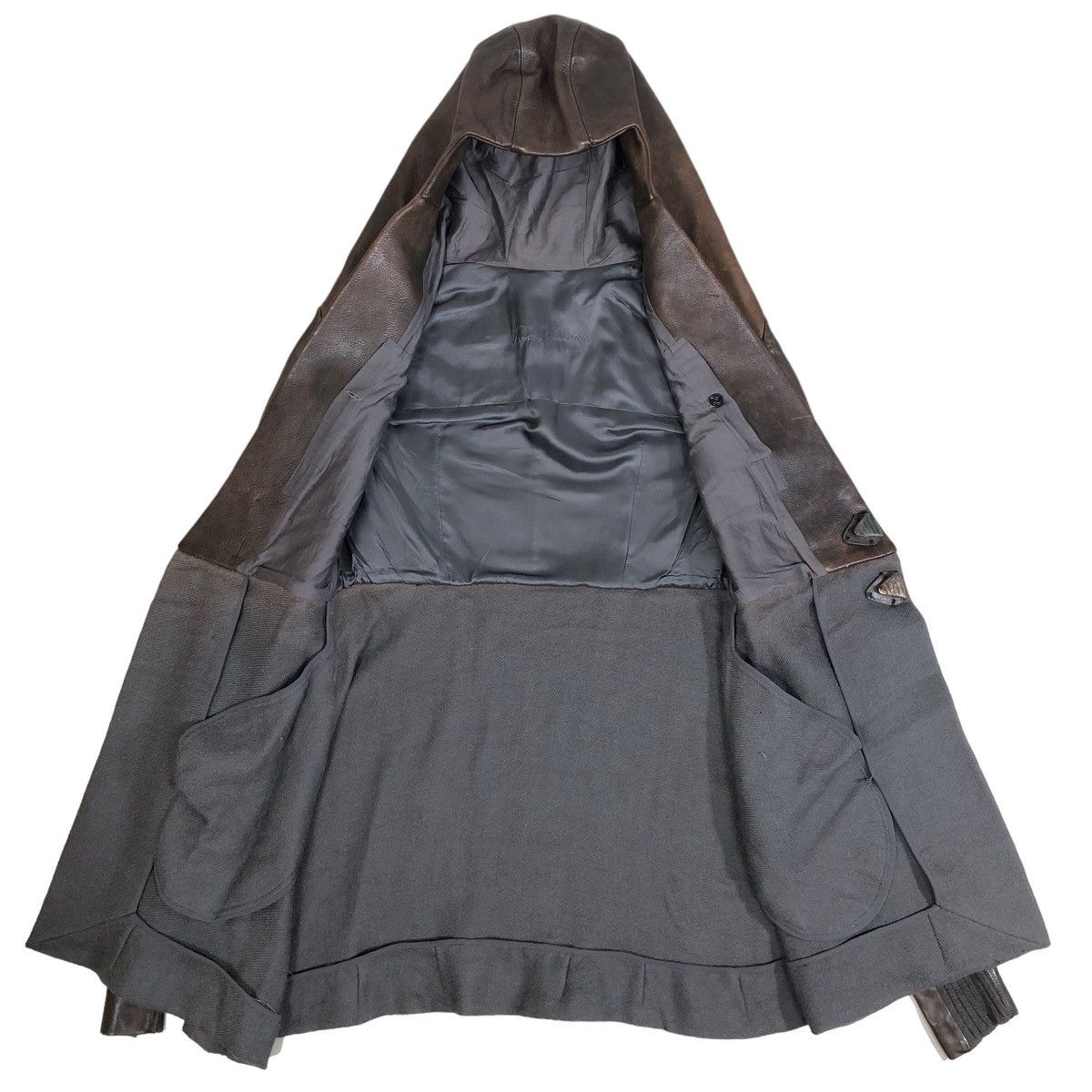 Rick Owens Rick Owens Fall 2010 R-t-W Assassin Hooded Leather Jacket Size XS / US 0-2 / IT 36-38 - 9 Thumbnail