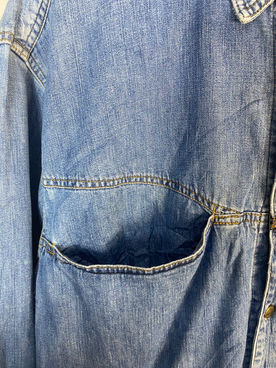 Marithe + Francois Girbaud Marithe girbaud francois button up denim jacket Size US L / EU 52-54 / 3 - 10 Thumbnail