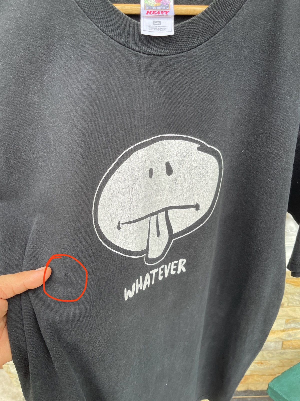 Vintage Last Drop🔥Sun Faded🔥Vintage 90s Whatever Humor Tee Size US XXL / EU 58 / 5 - 6 Thumbnail