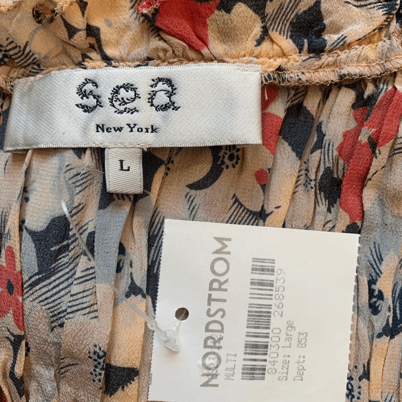 Sea New York Sea New York Ensley Flutter Sleeve Silk Midi Dress Large Size L / US 10 / IT 46 - 11 Thumbnail