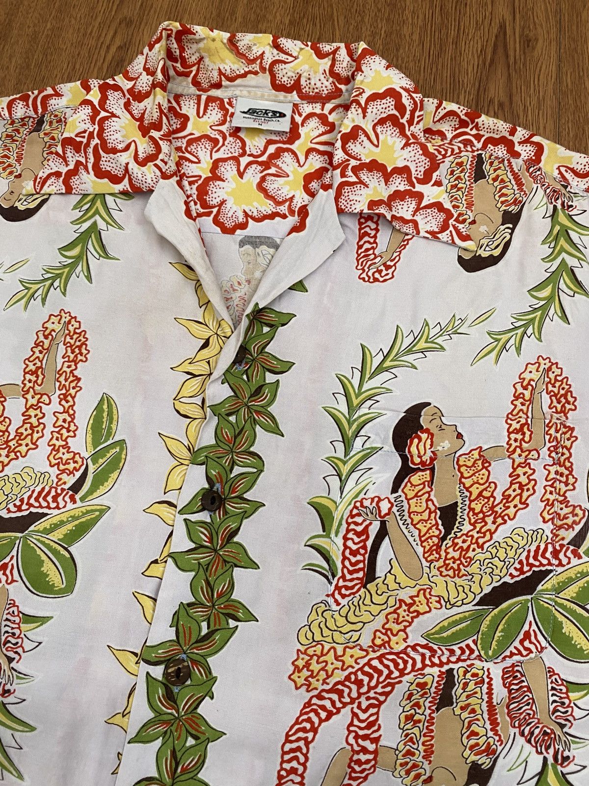 Toyo Enterprises Jack's hula girl hawaiian shirt Size US M / EU 48-50 / 2 - 3 Thumbnail