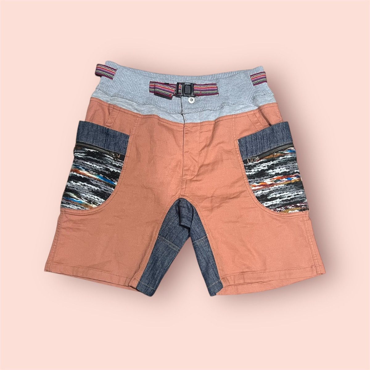 VINTAGE GO SLOW CARAVAN CARGO SHORTS