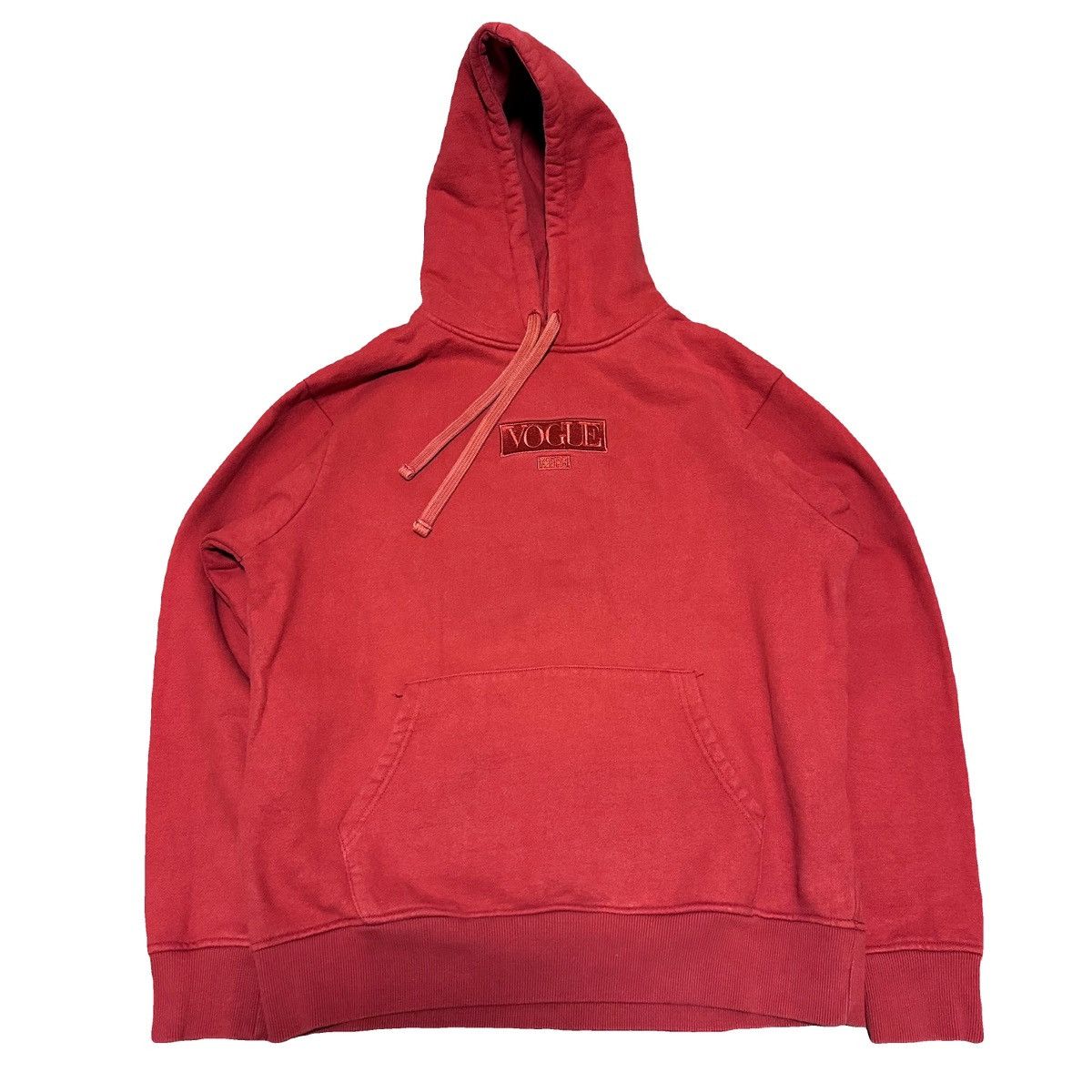 image of Kith X Vogue Hoodie in Red, Men's (Size Small)