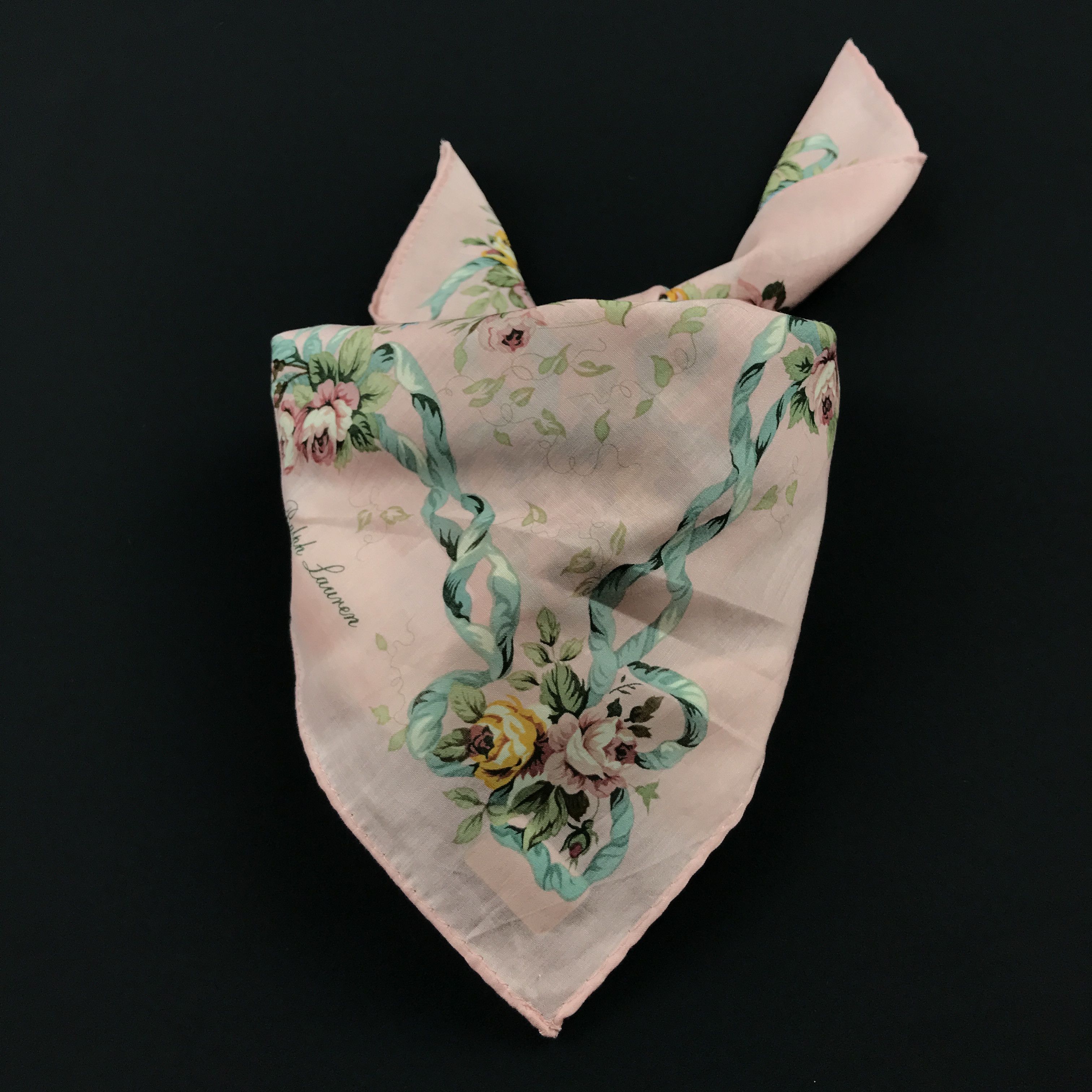 Designer × Ralph Lauren × Vintage Vintage Ralph Lauren Bandana Neckerchief Handkerchief Size ONE SIZE - 4 Thumbnail
