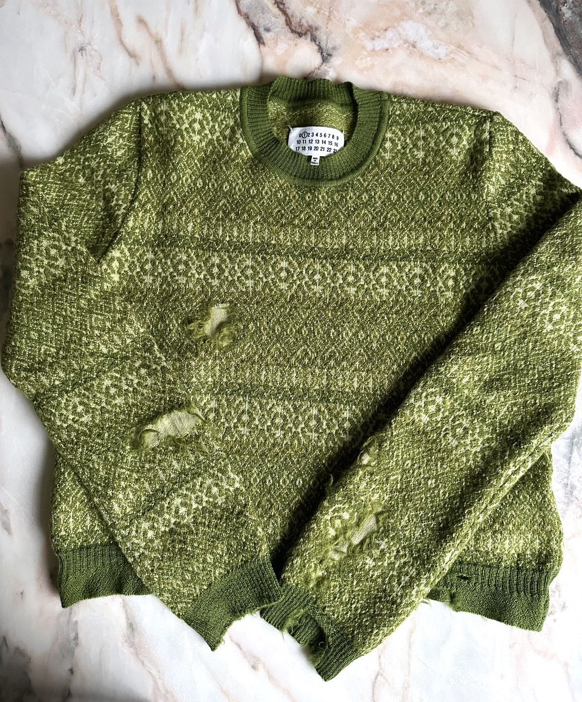Maison Margiela Maison Margiela distressed efffect knitwear Size S / US 4 / IT 40 - 1 Thumbnail