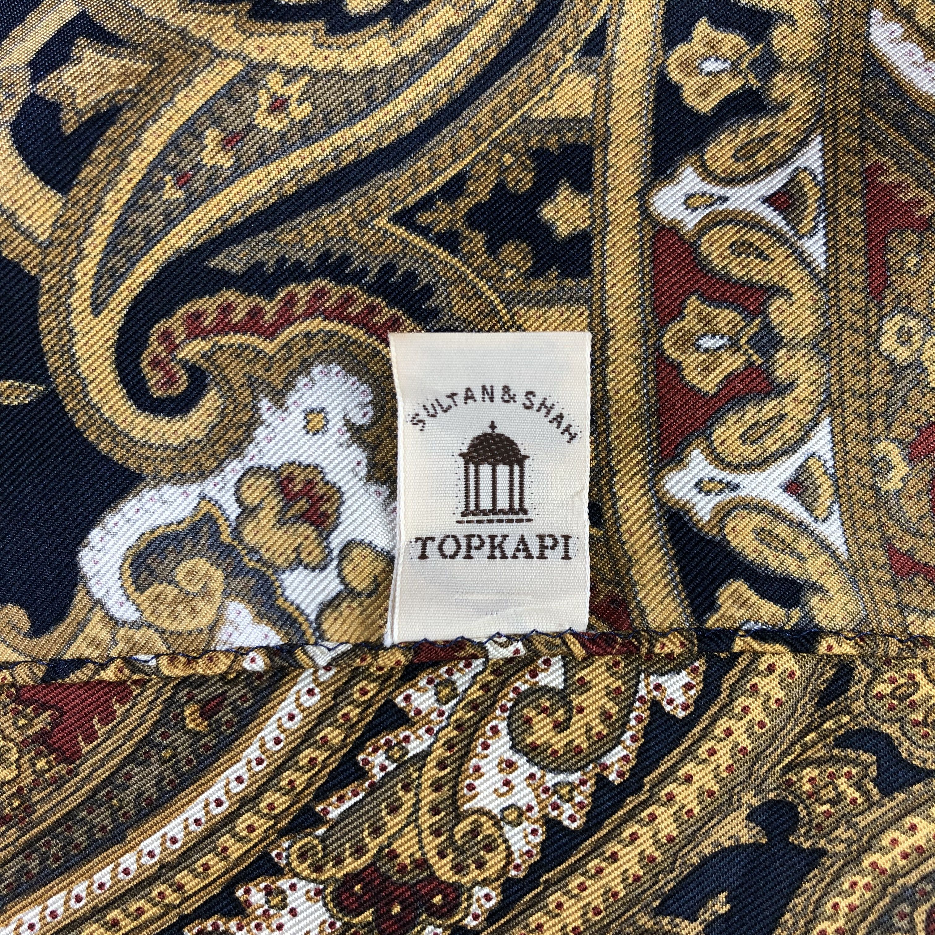 Vintage Vintage Topkapi Silk Scarf Size ONE SIZE - 6 Thumbnail