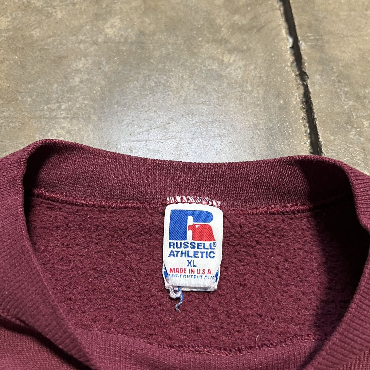 Russell Athletic Vintage 90s Russell Athletic Crewneck Sweatshirt USA Boxy Size US XL / EU 56 / 4 - 9 Thumbnail