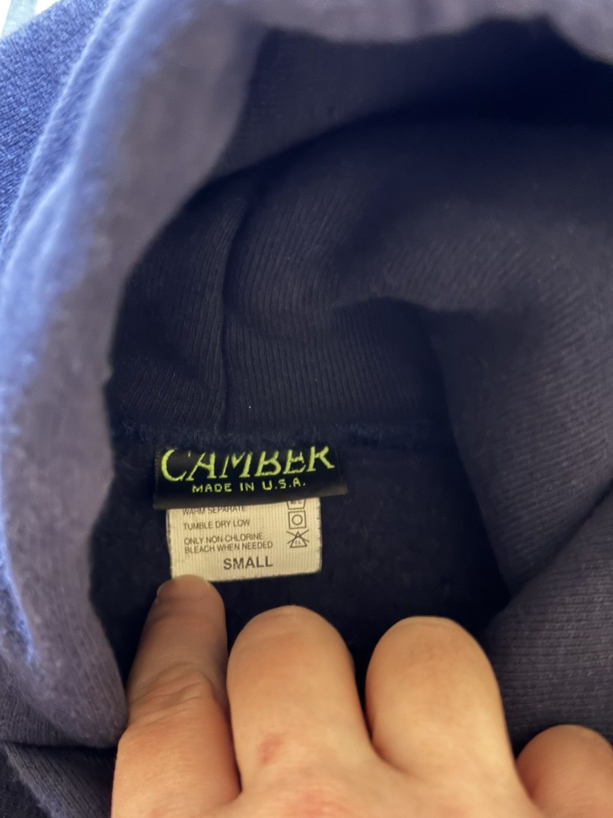 Camber Camber Vintage Graphic Hoodie Navy Size S Size US S / EU 44-46 / 1 - 2 Thumbnail