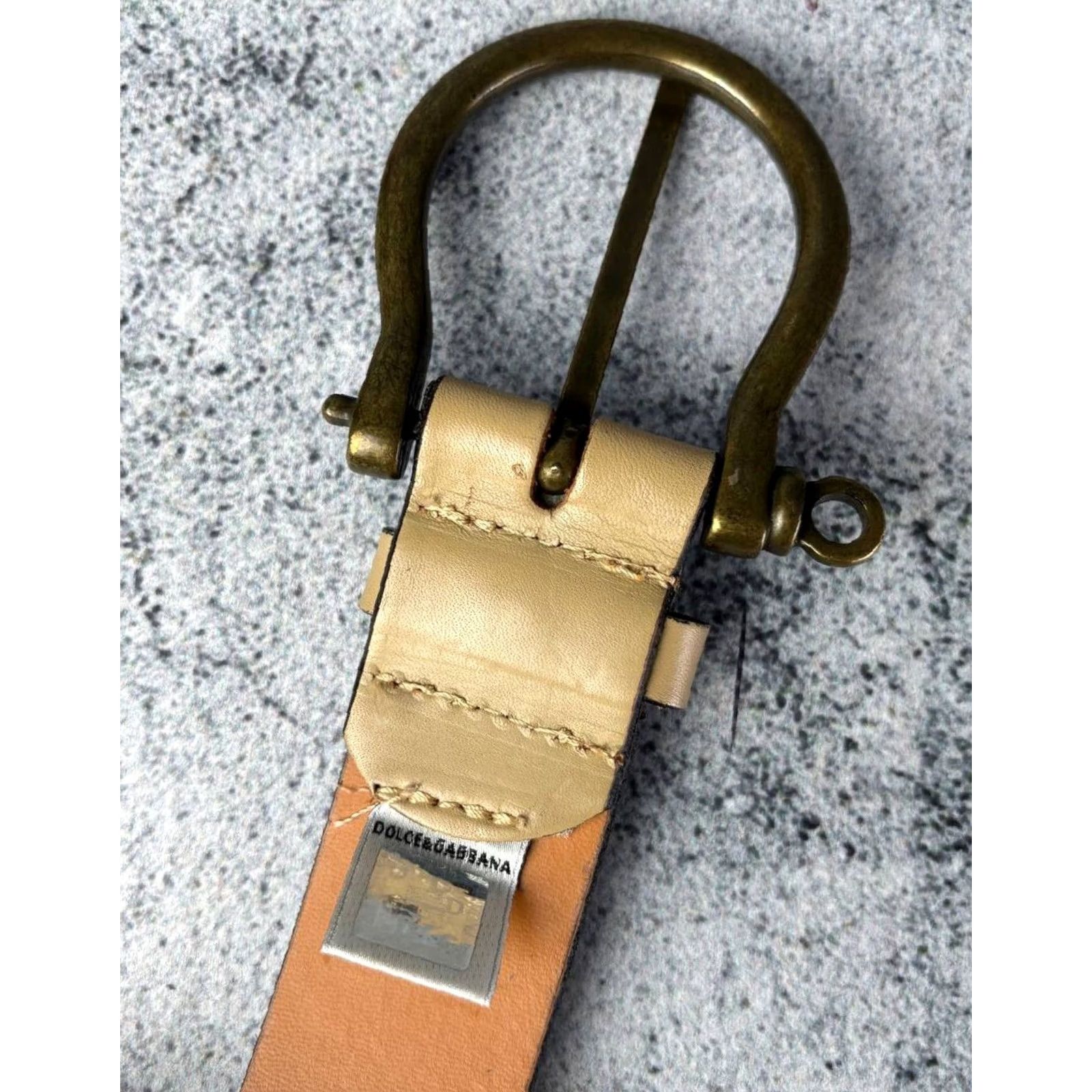 Diesel VINTAGE Diesel Leather Belt Belt Women One Size Brown Logo 90s London Waist Belt Mens Womens Girls Size ONE SIZE - 4 Thumbnail