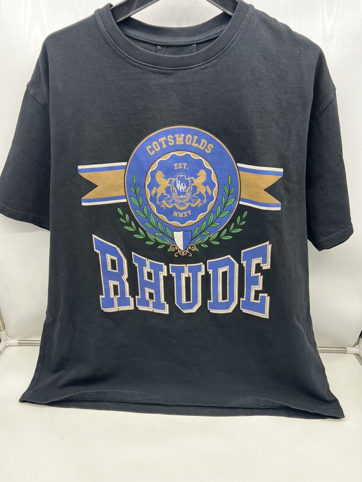 Rhude RHUDE Cotswold Crest Tee Mens Apparel Size US M / EU 48-50 / 2 - 8 Thumbnail