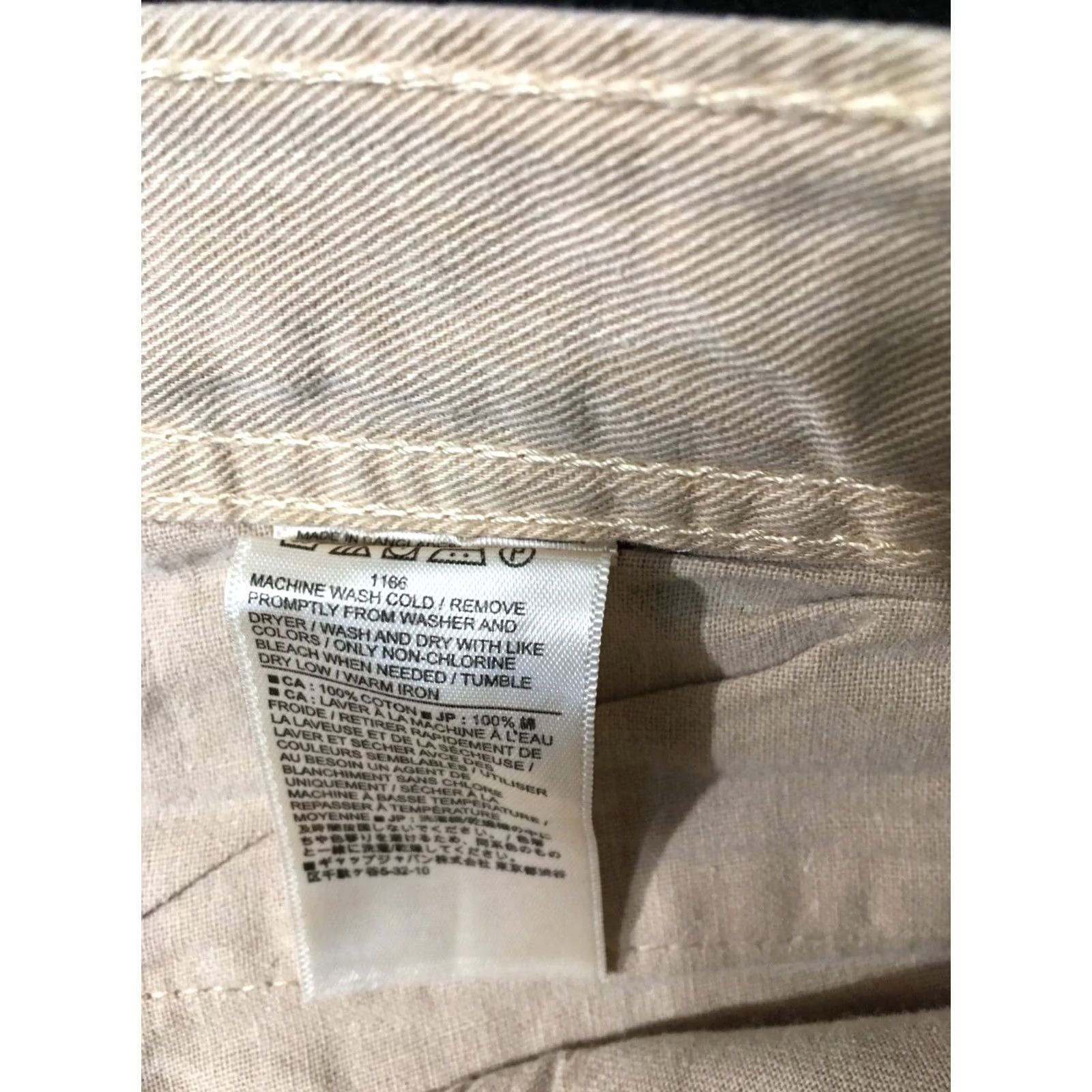 Banana Republic Banana Republic Pants Mens 34 Beige Athletic Flat Front Chino Pockets Stretch Casual Workwear Regular Inseam 27 Brushed Cotton Modal Spandex Tapered Size US 34 / EU 50 - 7 Thumbnail