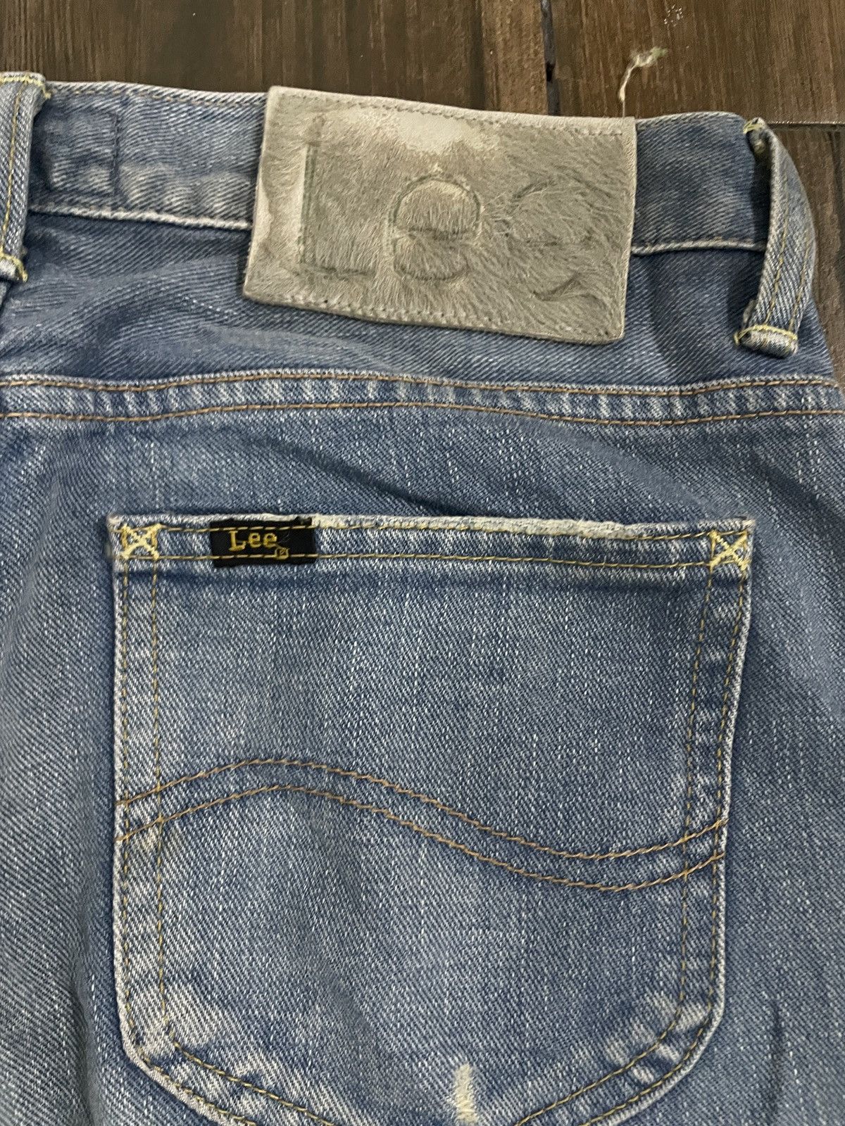 Lee Lady Lee Riders x Ford Mills Selvedge Jeans Retro Style Size 31" - 11 Thumbnail