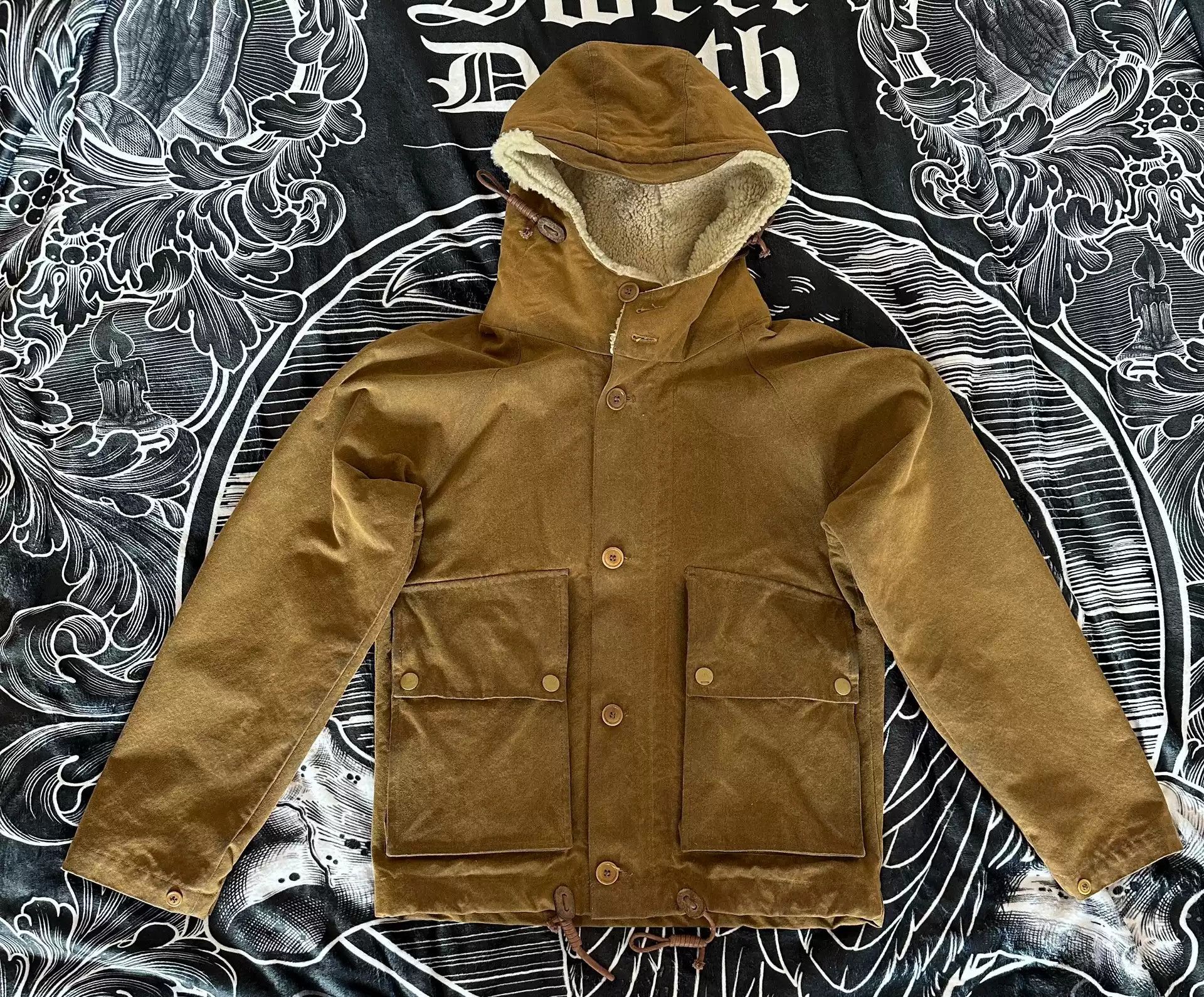 ジャケット・アウター Nigel Cabourn Flight Jacket deer skin Nigel Cabourn Flight Jacket deer skin