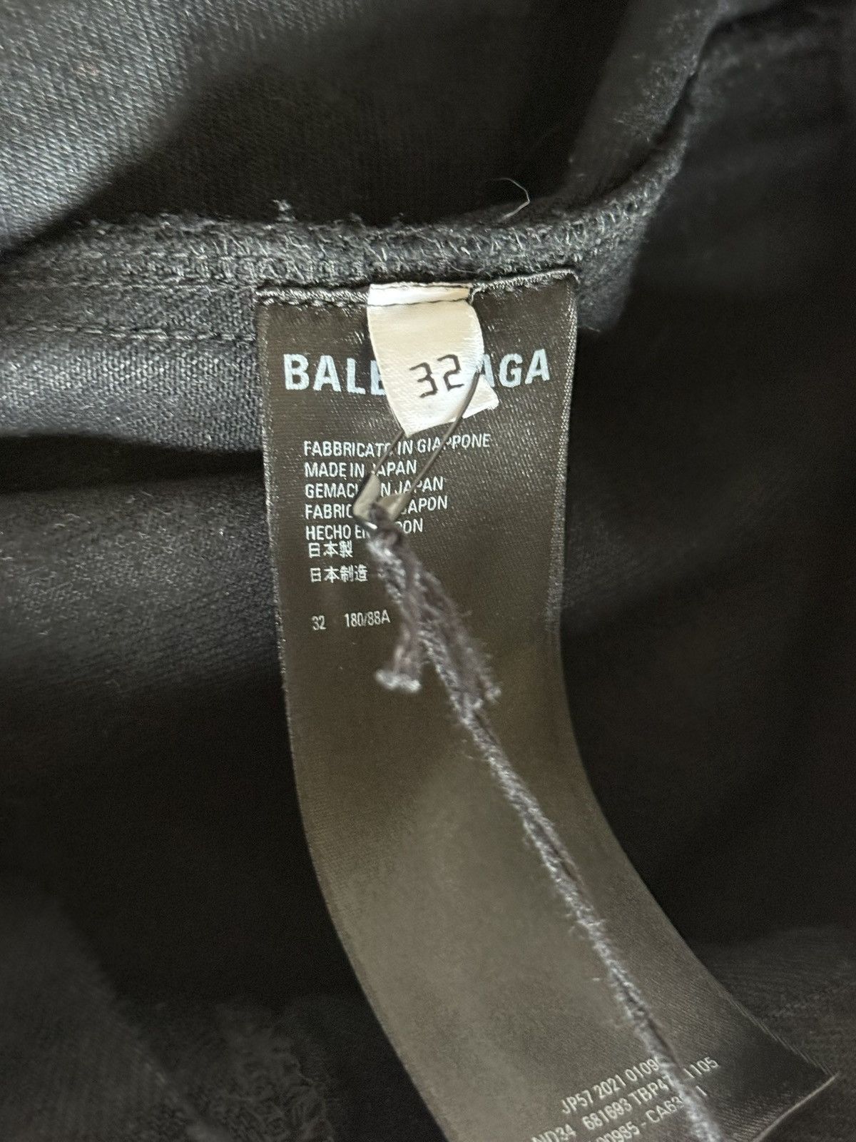 Balenciaga Balenciaga Raver Baggy Fit Japanese Denim Pants (Size 32) Size US 32 / EU 48 - 9 Thumbnail