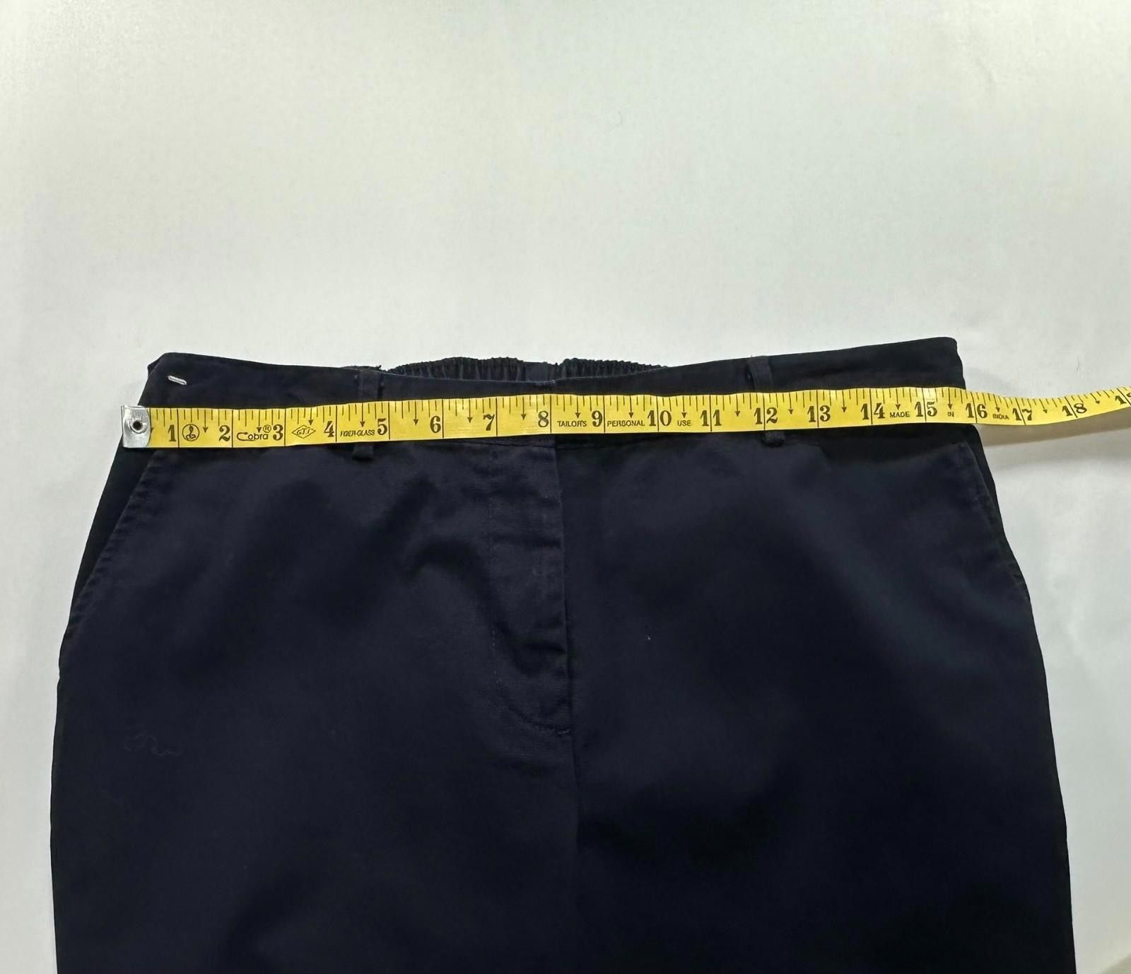 Lands' End Lands End Elastic High Rise Straight Chinos Blue Womens 10P Size 32" / US 10 / IT 46 - 5 Thumbnail