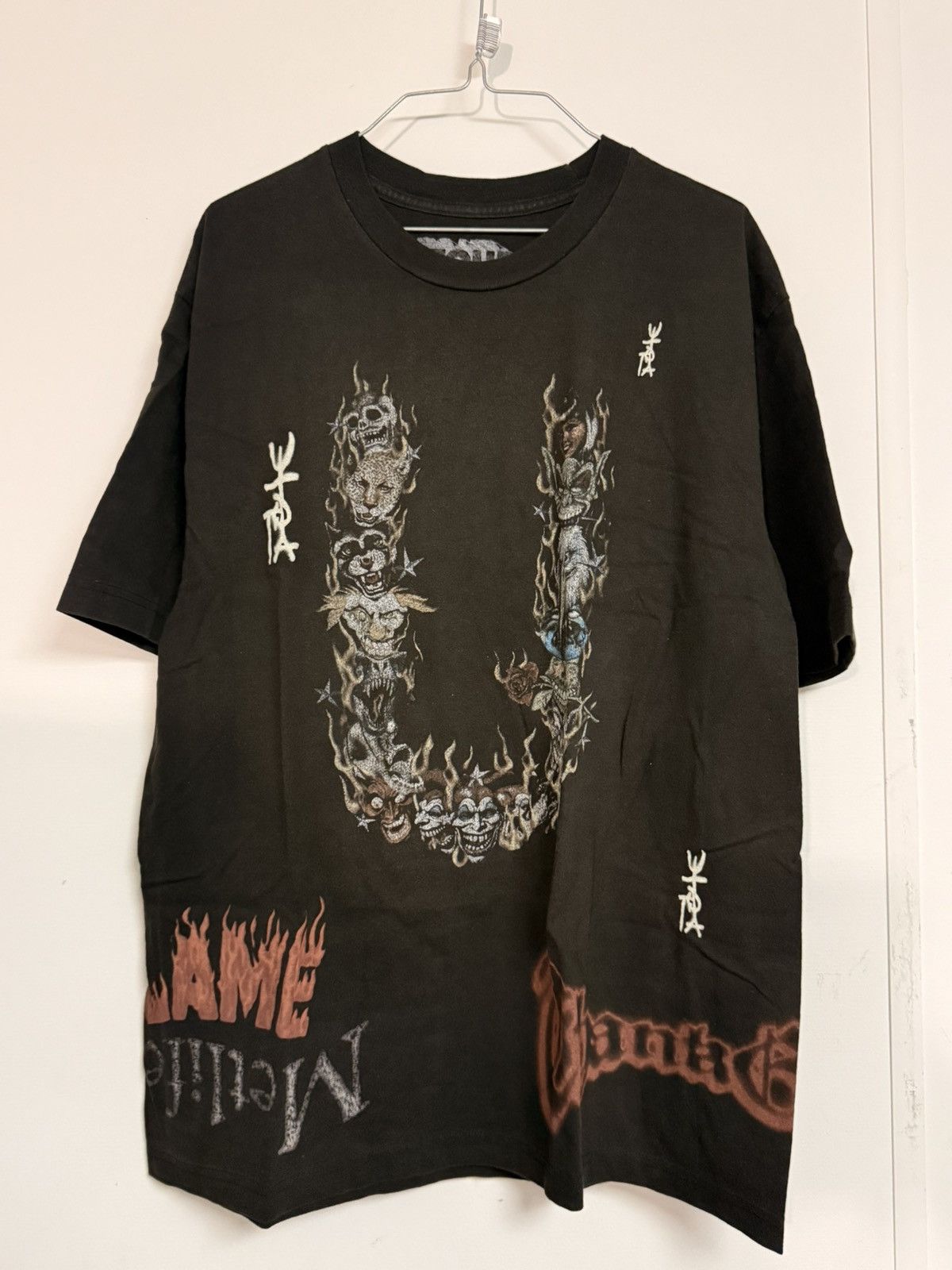 Travis Scott Travis Scott Metlife Stadium Utopia “U” T-shirt Size US XL / EU 56 / 4 - 1 Thumbnail