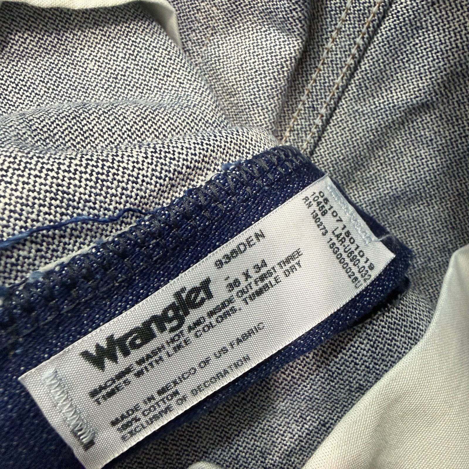 Wrangler Vintage Wrangler Cowboy Cut Slim Fit Jeans Men's 36x34 Blue Size US 36 / EU 52 - 4 Thumbnail