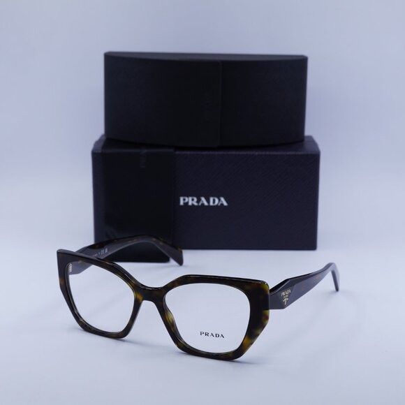 Prada 🕶️ New Prada PR18WV 2AU1O1 52mm Eyeglasses - Havana Frame Size ONE SIZE - 1 Thumbnail