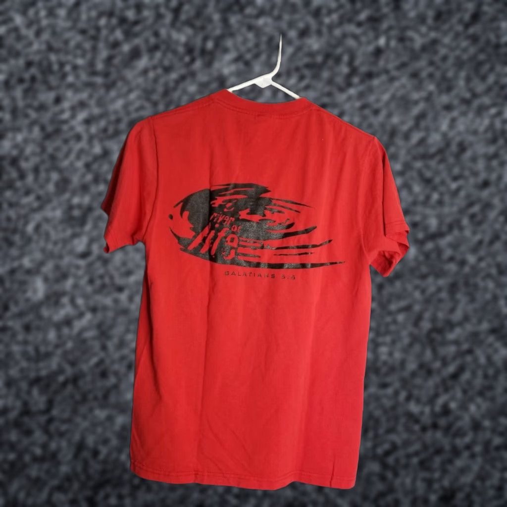 Etro Vintage? No. Retro Mens S River of Life 2006 Bible Verse Double Sided T Shirt Size US S / EU 44-46 / 1 - 1 Thumbnail