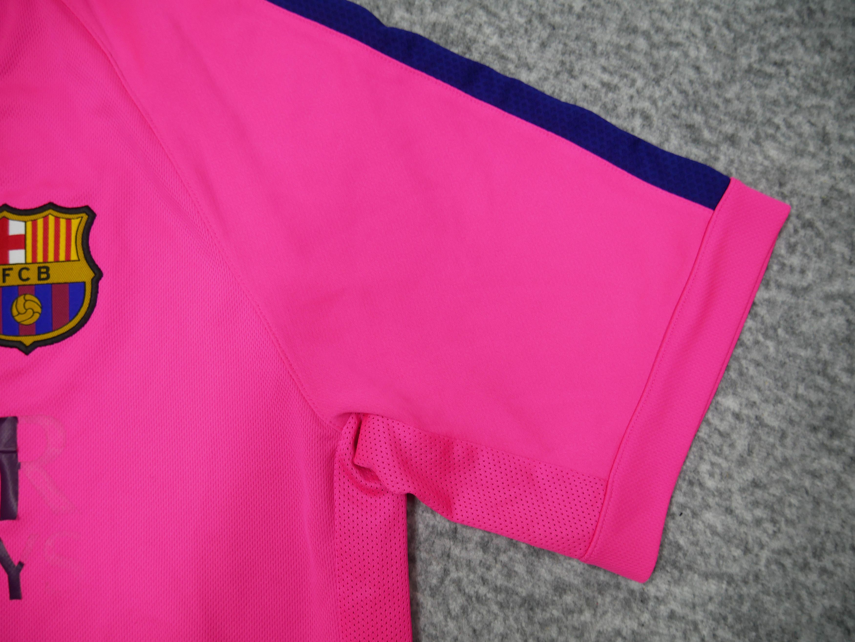 Vintage Barcelona 2014 2015 Nike Training Pink Rare Shirt Jersey Size US XL / EU 56 / 4 - 10 Thumbnail