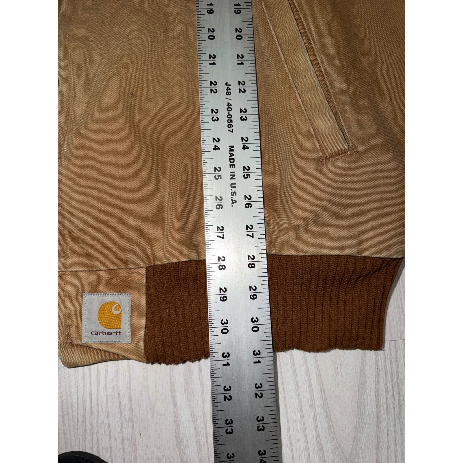 Carhartt Carhartt Vintage 90s Santa Fe J13BRN Red Lined Size Mens 2XL Size US XXL / EU 58 / 5 - 6 Thumbnail