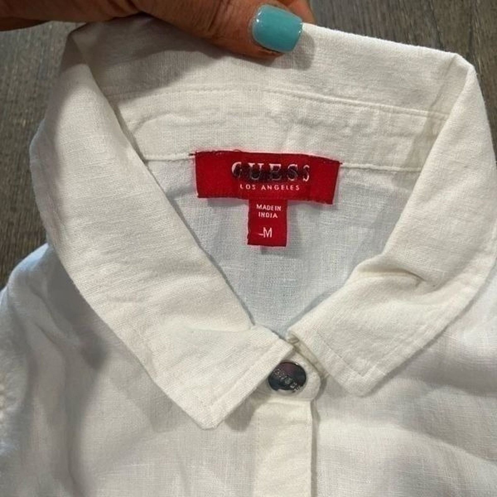 Guess NWOT Guess Los Angeles Linen Blend Utility Waist Dress Sz M Size M / US 6-8 / IT 42-44 - 6 Thumbnail