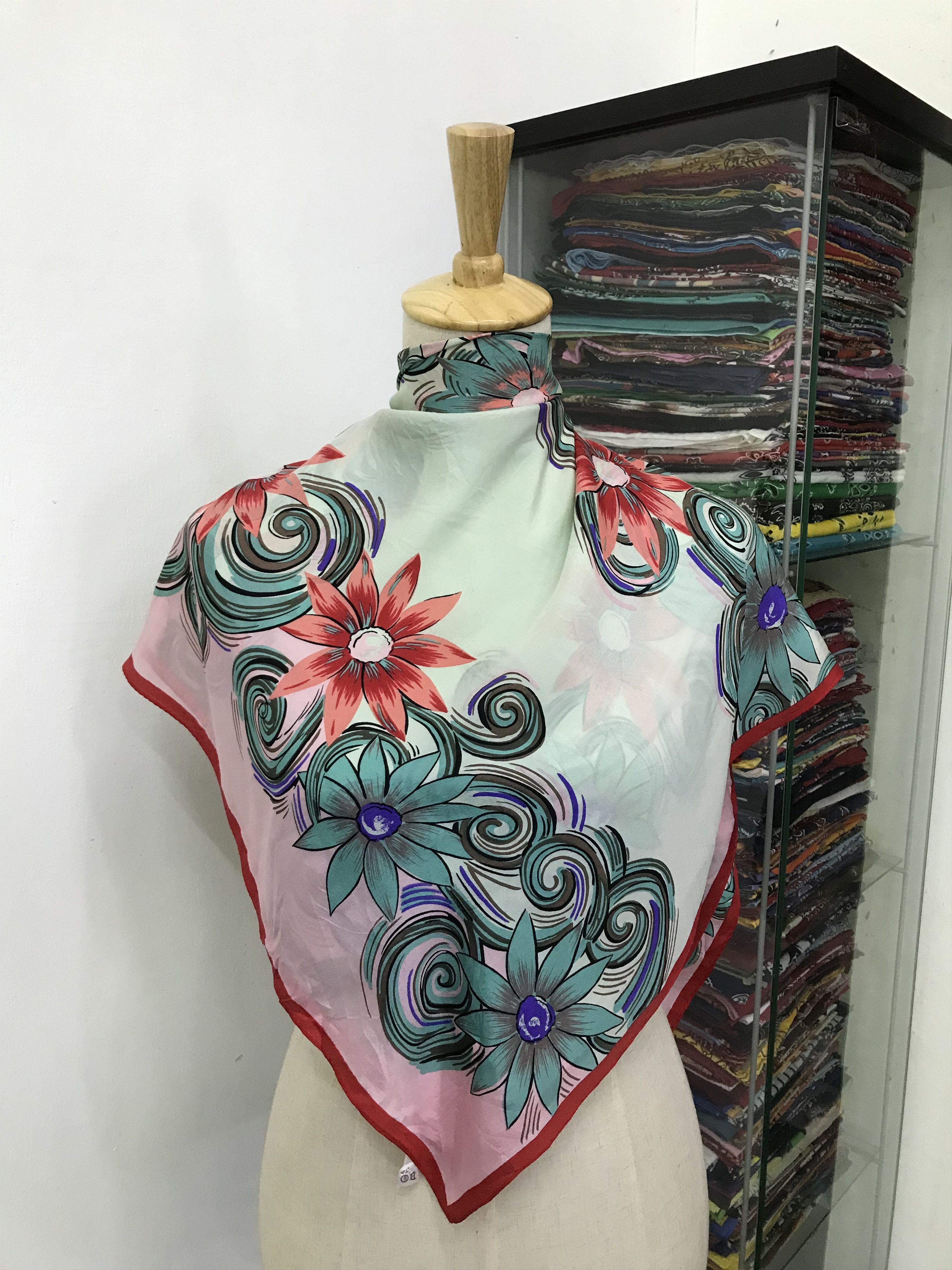 Fiorucci Vintage Fiorucci Silk Scarf Size ONE SIZE - 1 Thumbnail