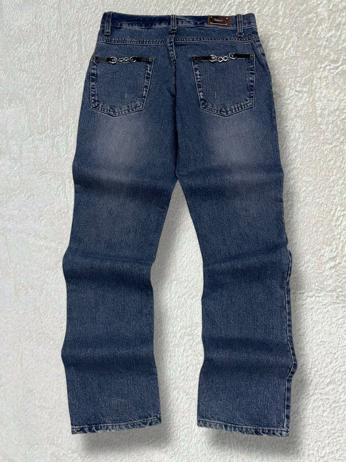 Designer × Japanese Brand × Vintage Vintage Japan Designer Growth The Attic Unique Denim Style Size US 30 / EU 46 - 7 Thumbnail