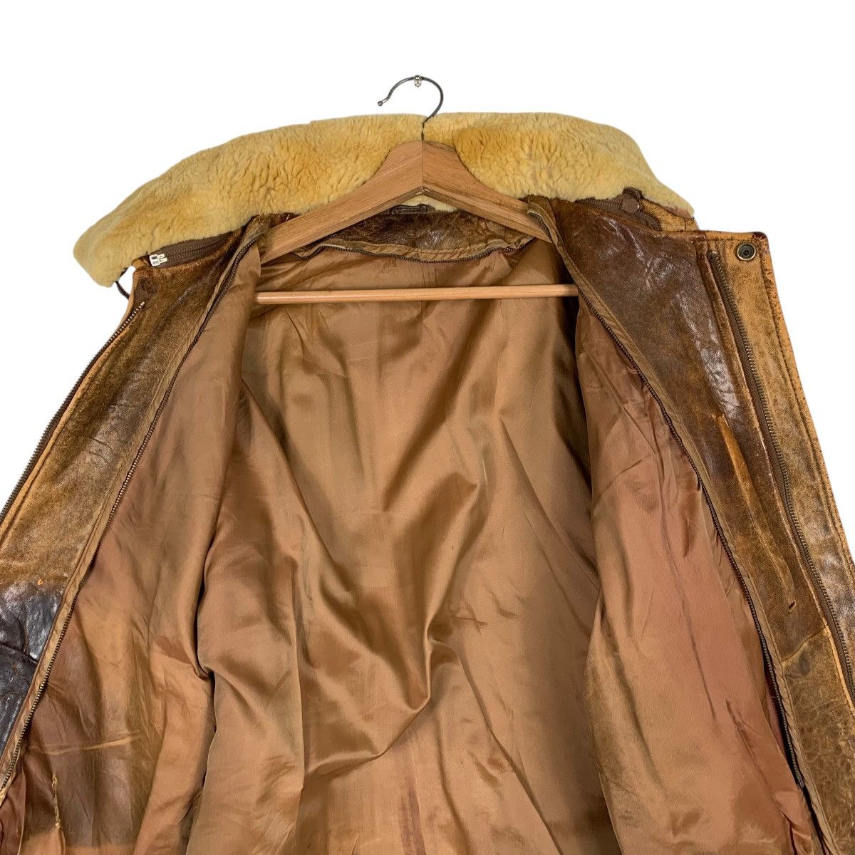 Japanese Brand Japanese Brand Flight Leather Jacket Size US L / EU 52-54 / 3 - 12 Thumbnail