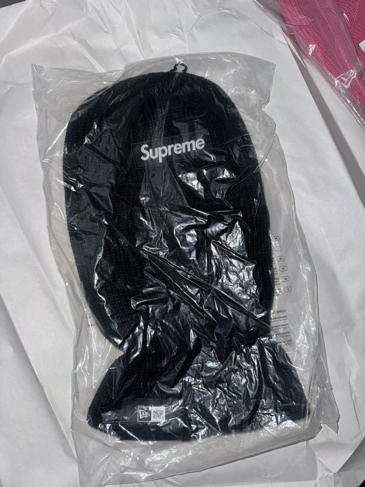 New Era × Supreme Supreme New Era Box Logo Balaclava Size ONE SIZE - 1 Thumbnail