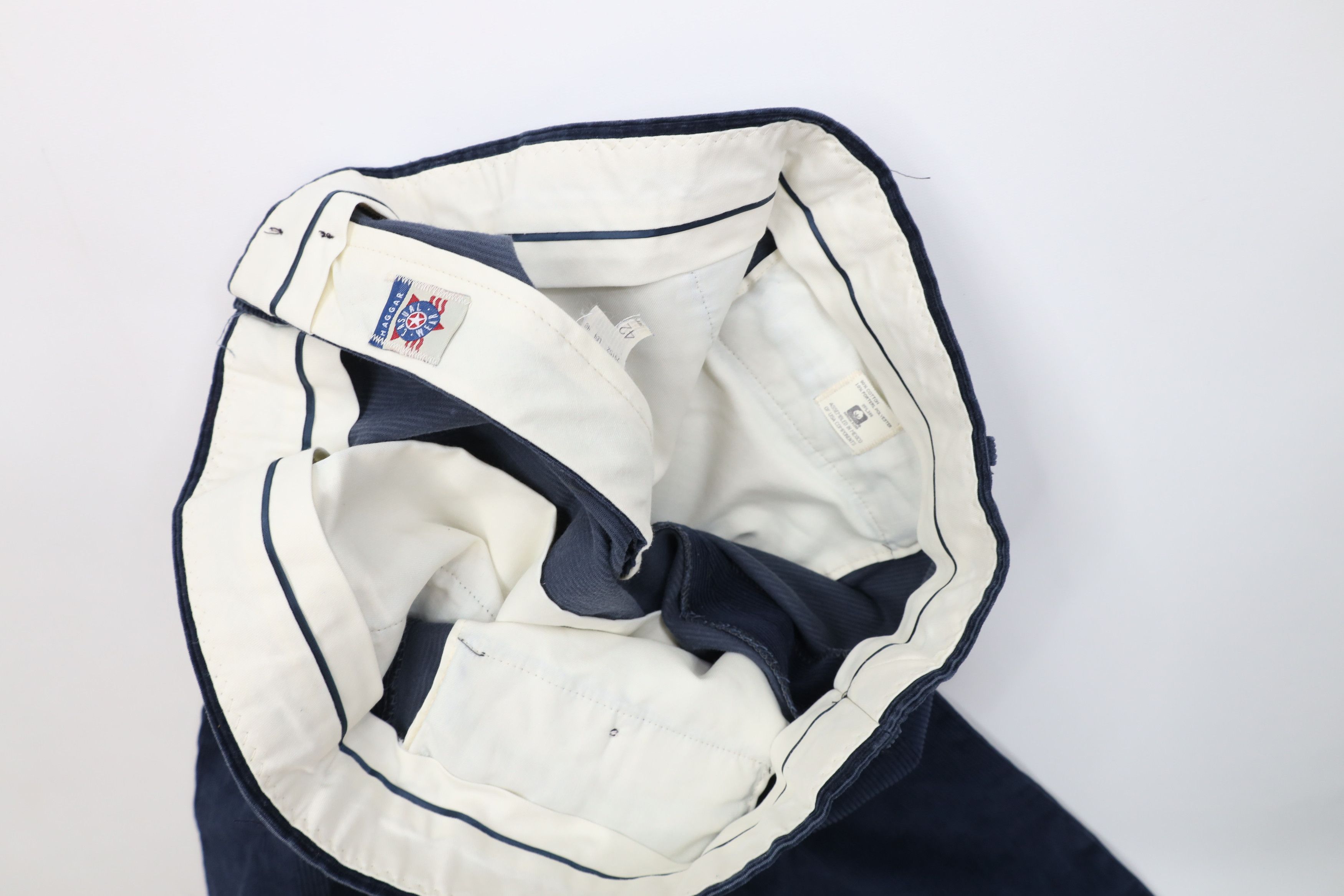 Vintage Vintage 70s Streetwear Wide Leg Chino Pants Blue USA Size US 42 / EU 58 - 11 Thumbnail