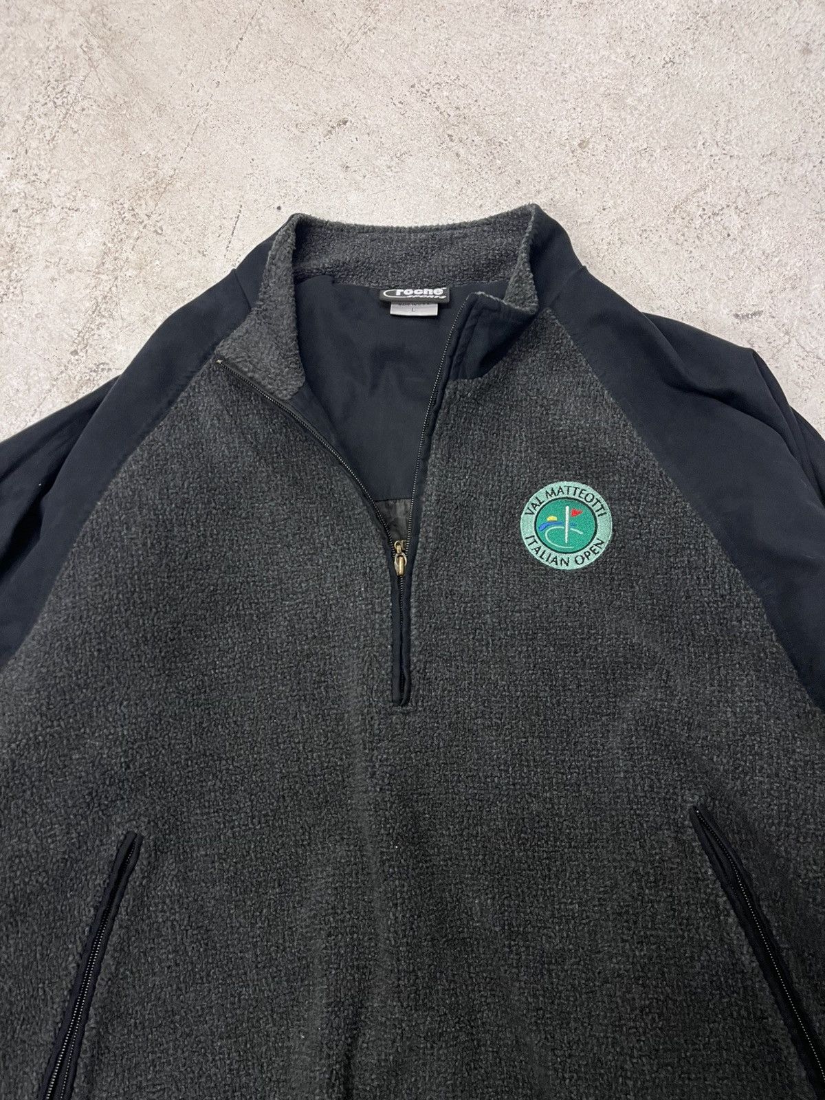 Vintage Vintage golf quarter zip fleece jacket Size US L / EU 52-54 / 3 - 1 Thumbnail