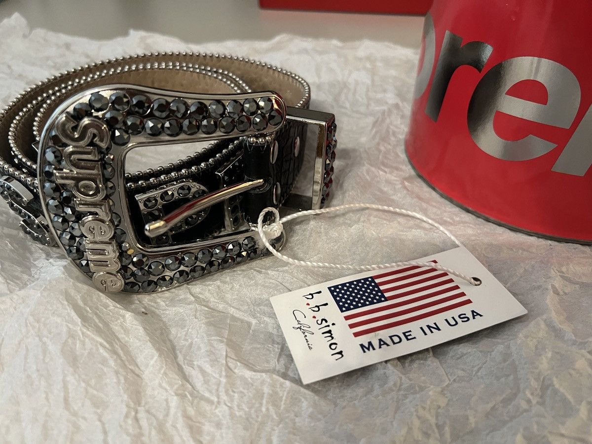 B.B. Simon × Supreme OG BB Simon x Supreme Belt BLACK | Grailed