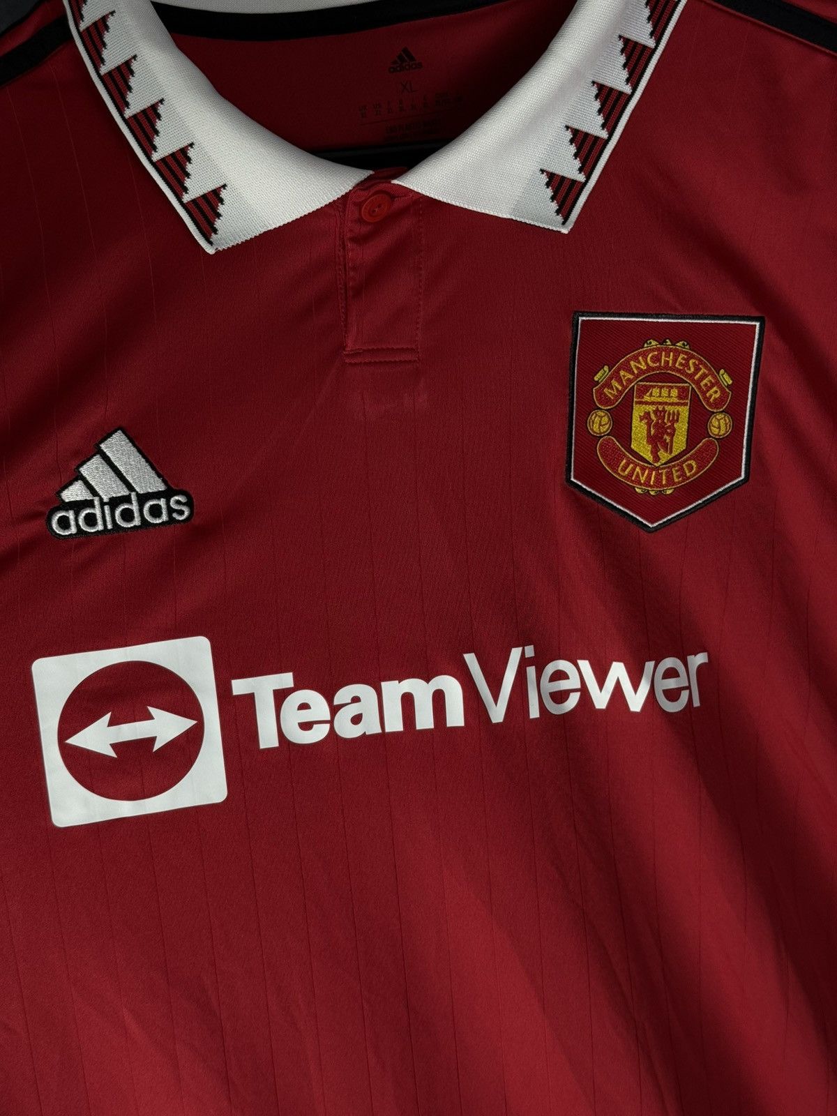 Adidas Manchester United Jersey 2022-23 Home Football Soccer Shirt Size US XL / EU 56 / 4 - 7 Thumbnail